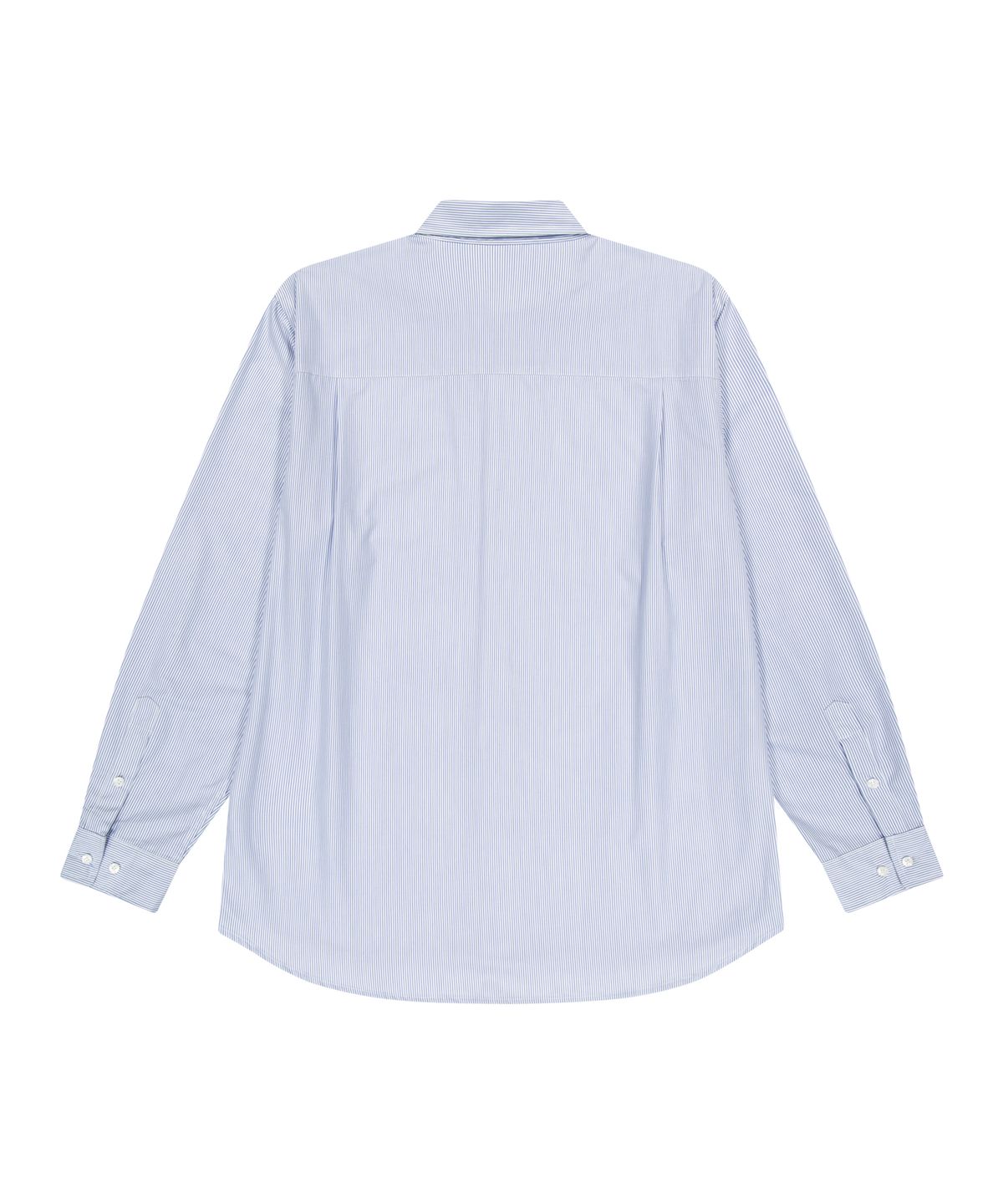 이우가마카라스(IUGAMAKARAS) Striped Formal Shirt (Blue)