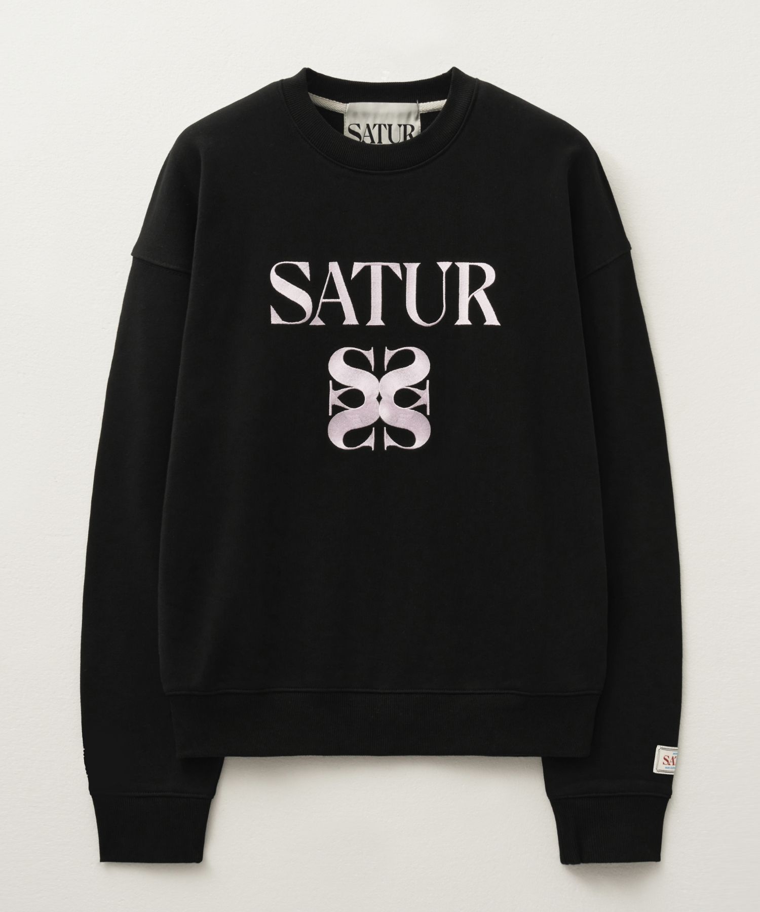 Tシャツ・カットソー SATUR Classic Logo Sweatshirt Light Pink SA251MTM05LP Embroidered cotton jersey sweatshirt in pink | GUCCI® US