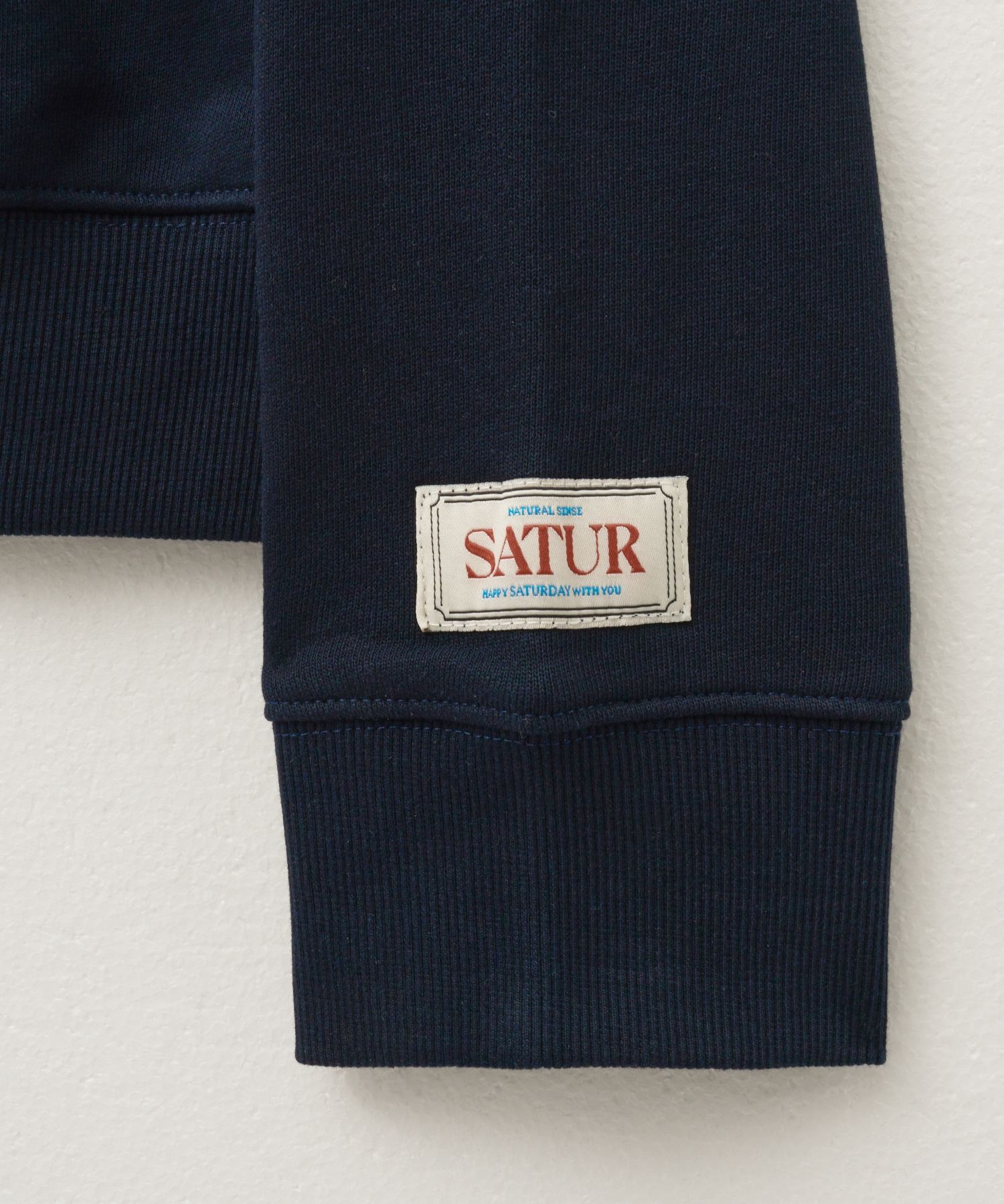 スウェット・トレーナー SATUR Classic Logo Sweatshirt Navy Yellow SA243UTM05AN MUSINSA公式 | SATUR Classic Logo Sweatshirt Navy Yellow