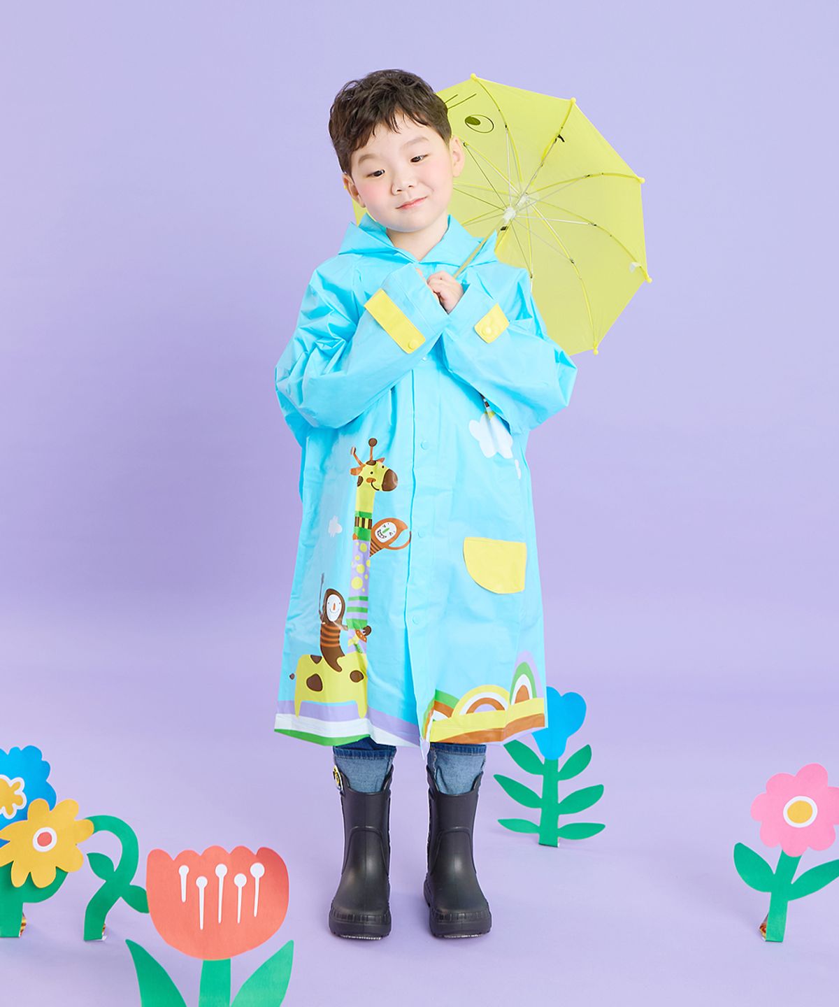 오슬로N59(OSLON59) 아동 논슬립 레인부츠