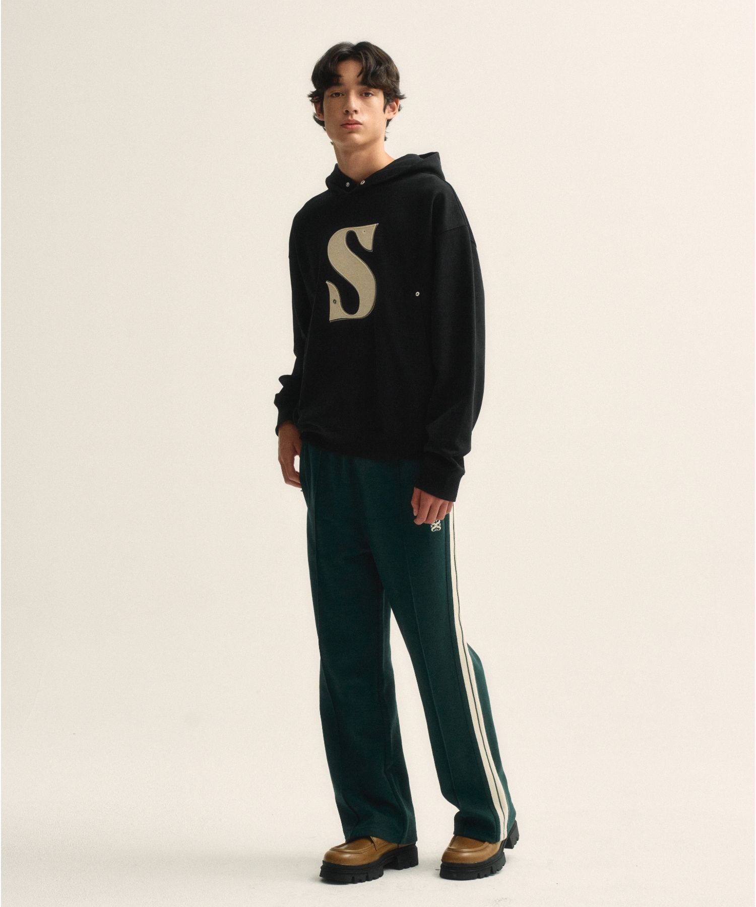 MUSINSA公式 | SATUR Lawton All Day Track Pants Teal Green