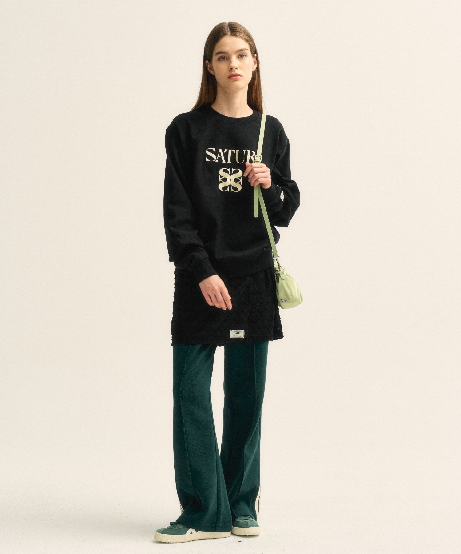 ◆SATUR◆ Lawton All Day Track Pants Mud Khaki SA23SSMP03KH MUSINSA | SATUR Lawton All Day Track Pants Mud Khaki