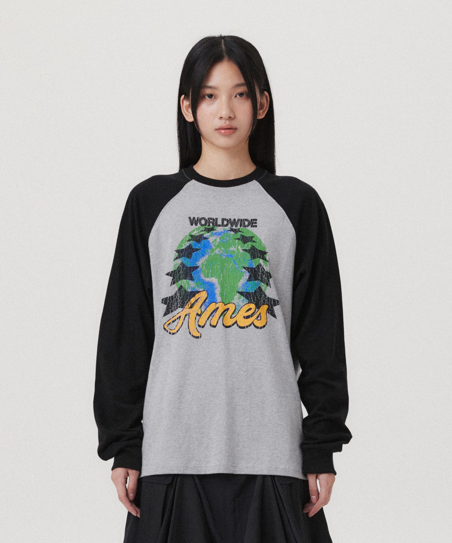 ★AMES-WORLDWIDE★VINTAGE EARTH GRAPHIC LS TEE GREY★正規品 MUSINSA | AMES-WORLDWIDE VINTAGE EARTH GRAPHIC LS TEE GREY