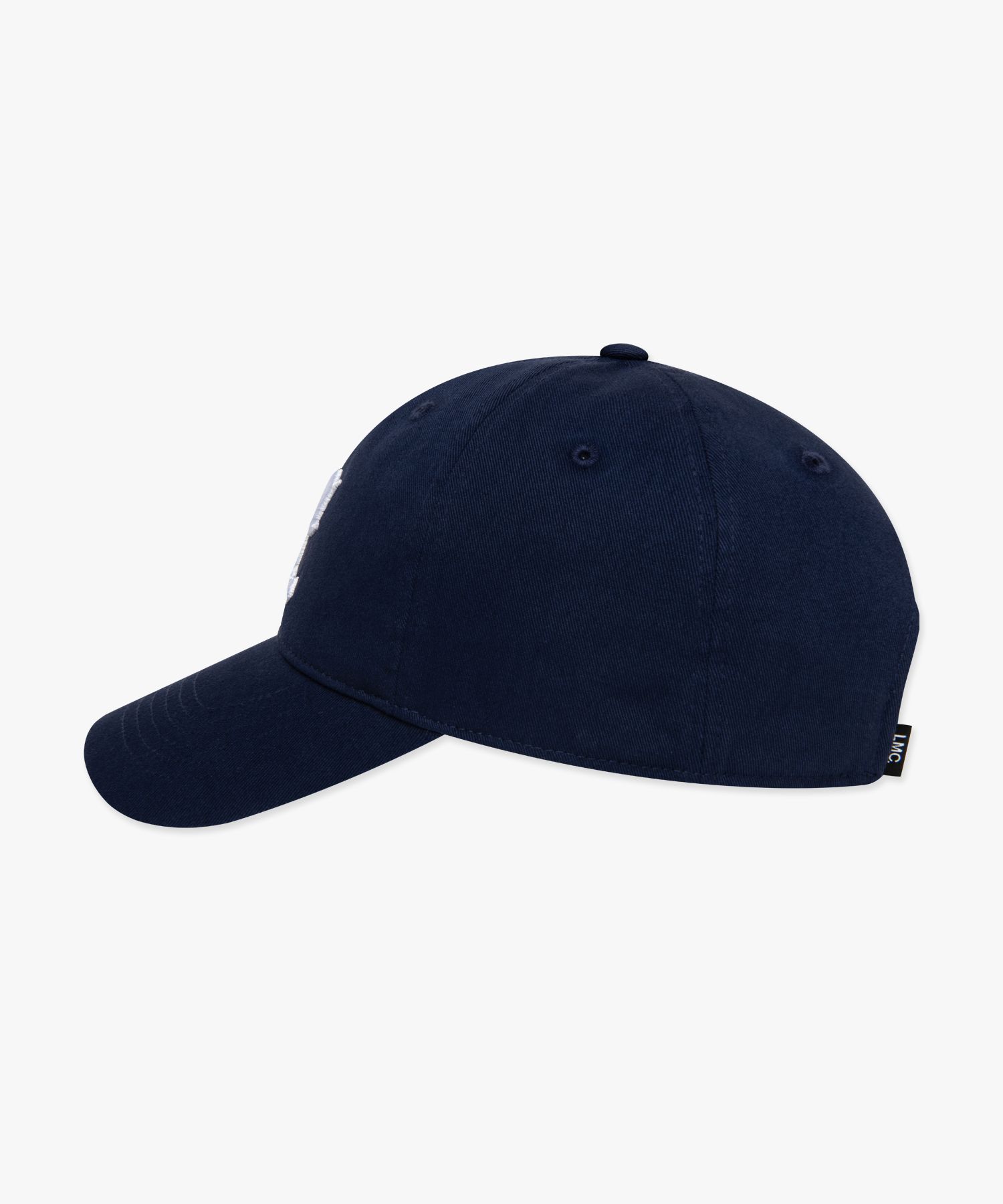MUSINSA | LMC GOTHIC 6PANEL CAP navy