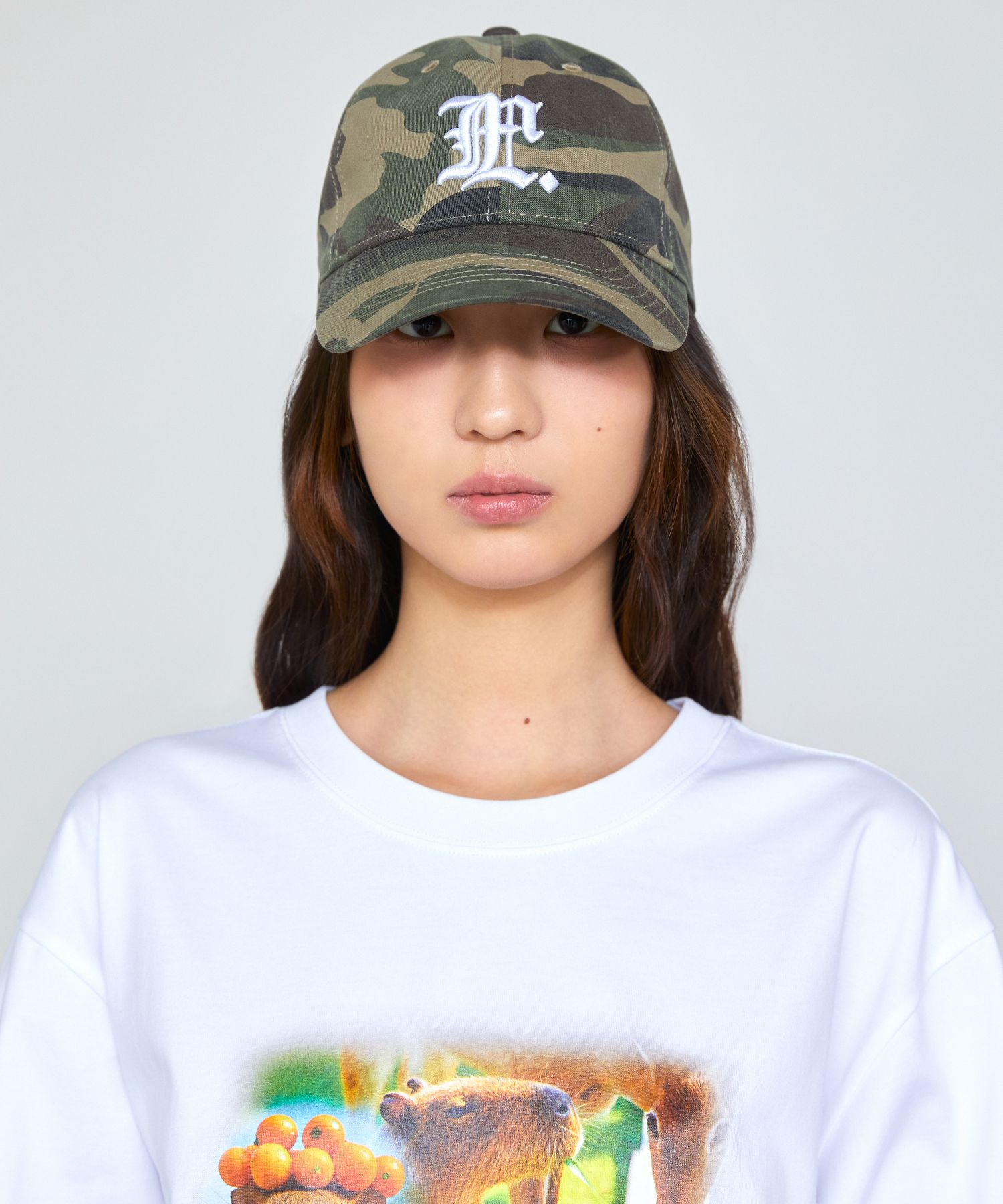 MUSINSA | LMC GOTHIC 6PANEL CAP navy