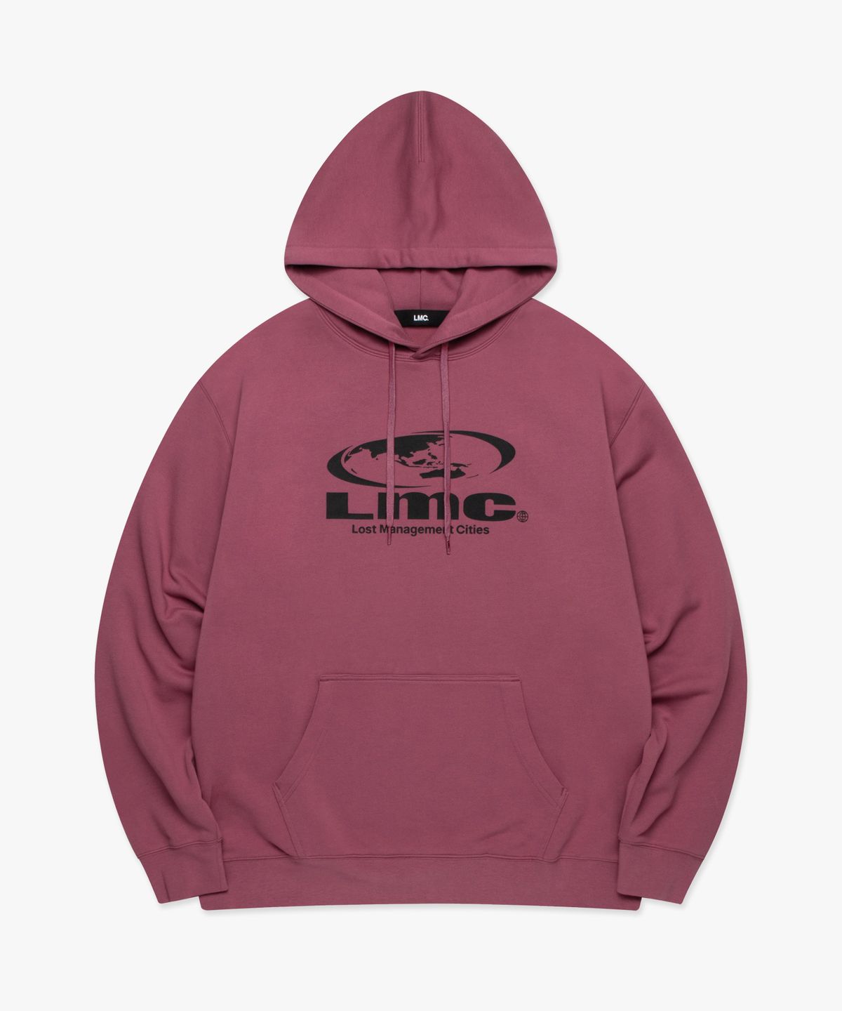 엘엠씨(LMC) OVAL GLOBE HOODIE dark pink
