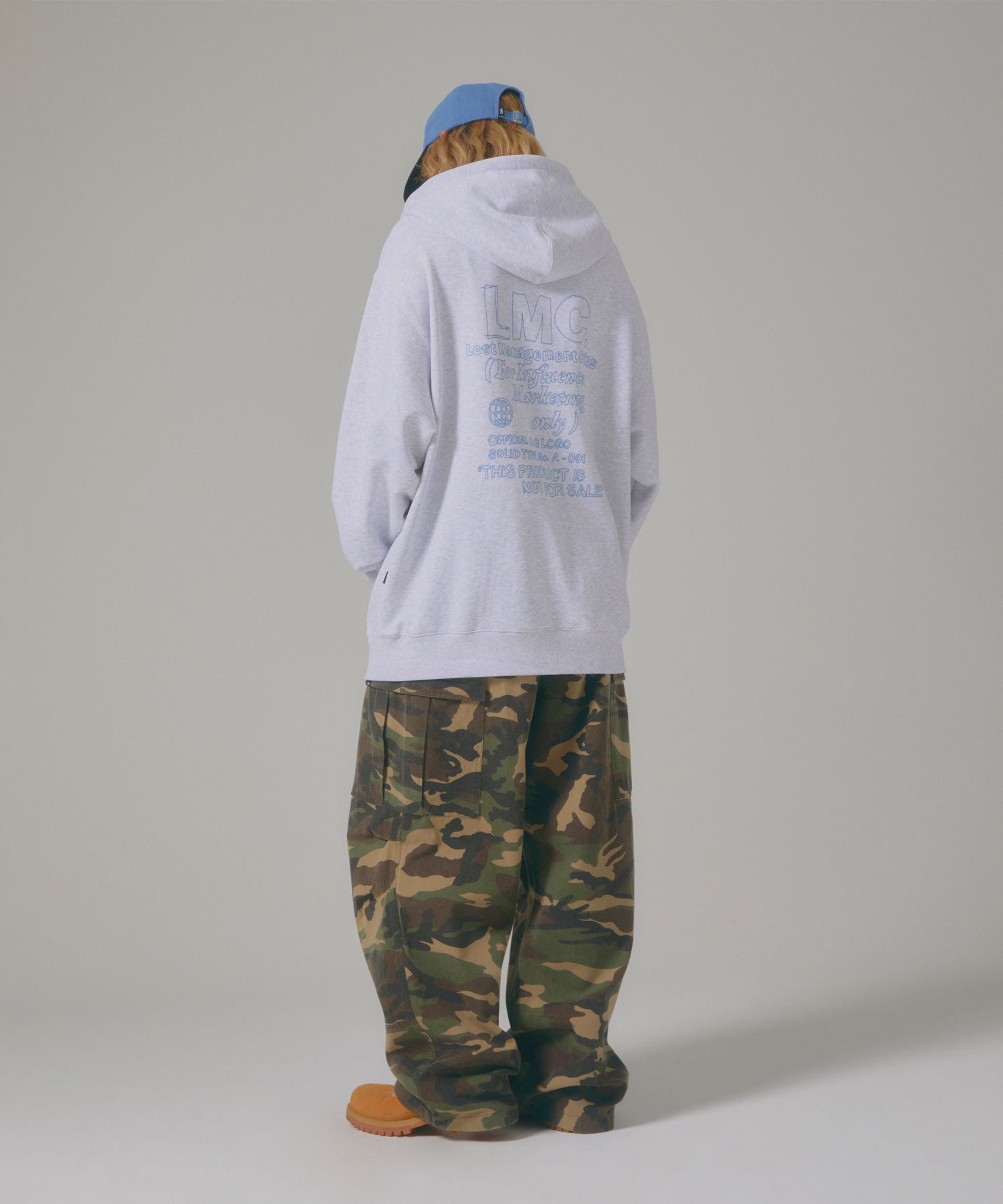 MUSINSA | LMC FN DOODLE HOODIE light heather gray