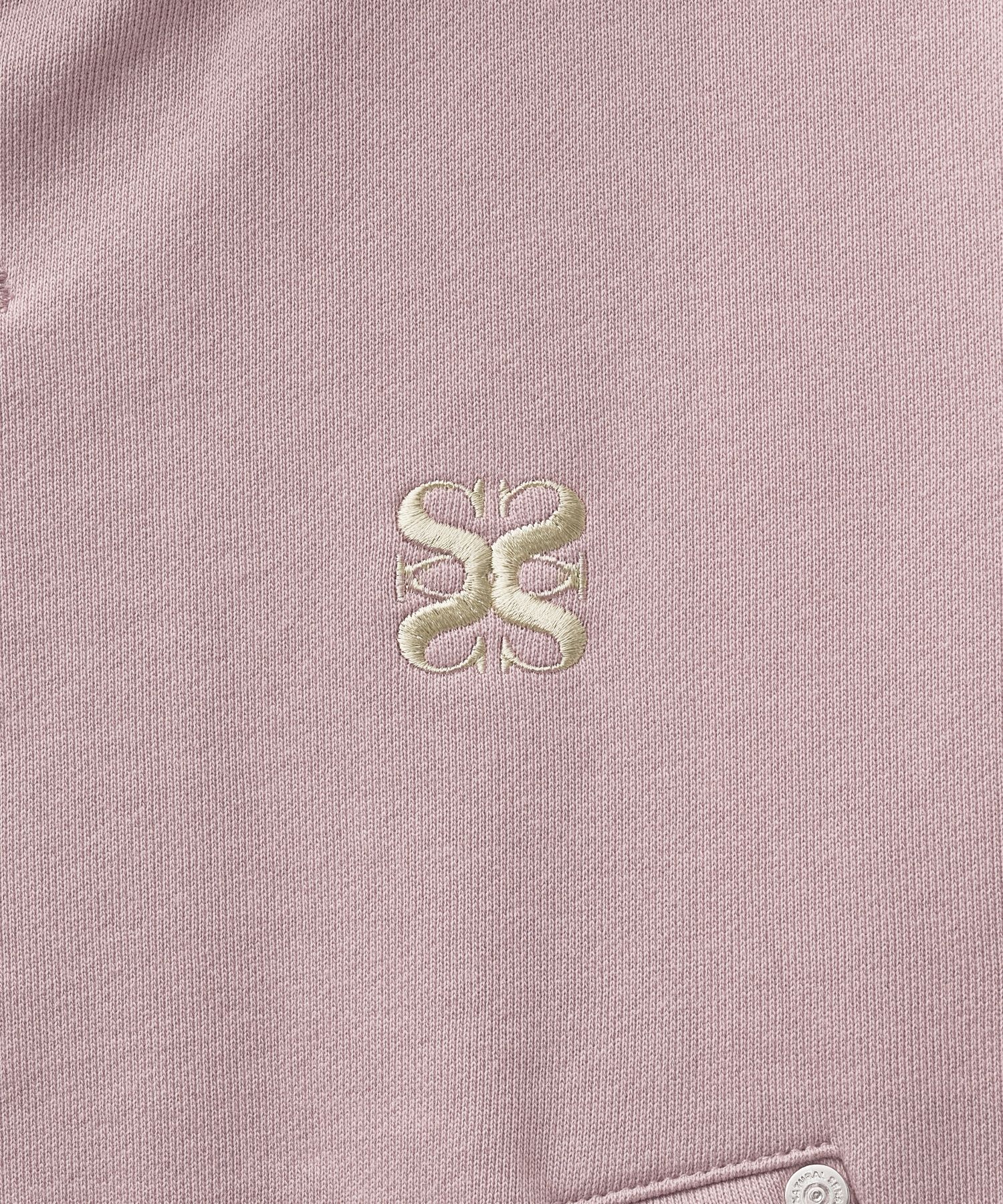 MUSINSA | SATUR Theo Cotton All Day Hooded Zip Up Vintage Rose