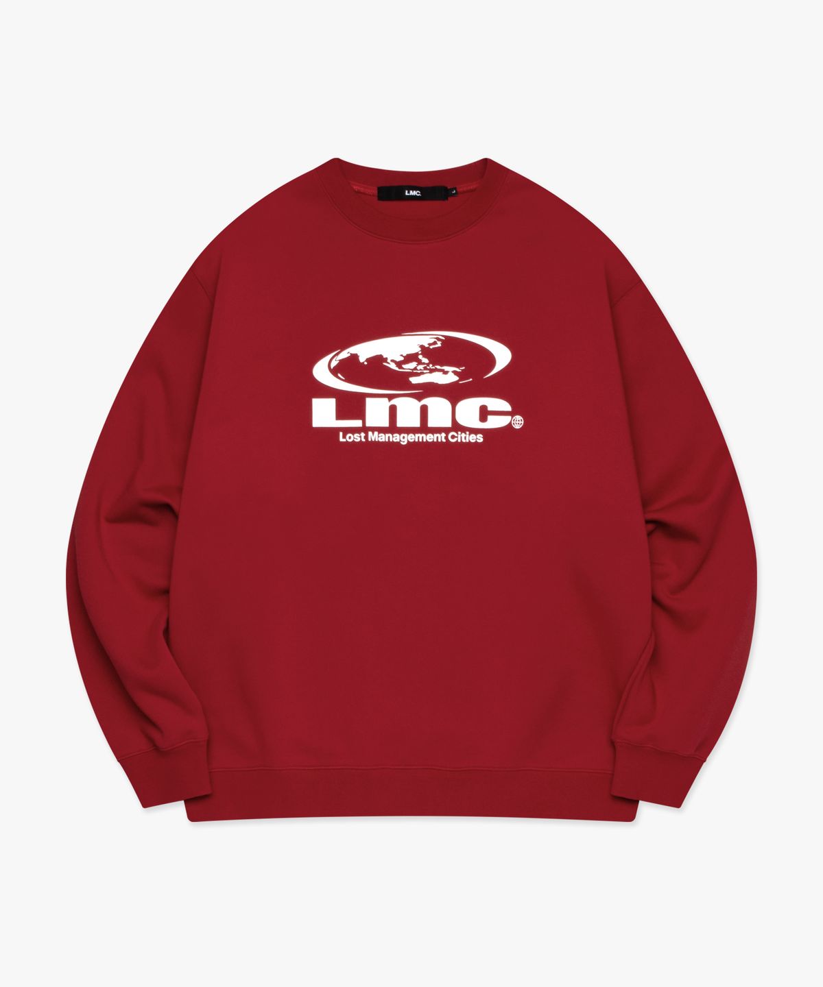 엘엠씨(LMC) OVAL GLOBE SWEATSHIRT red