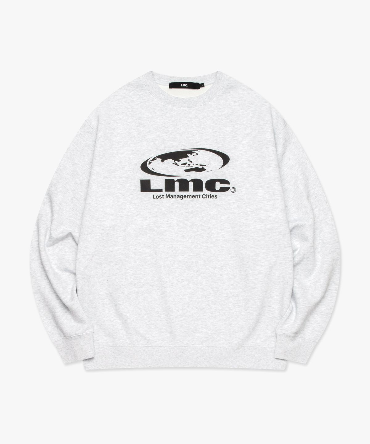 엘엠씨(LMC) OVAL GLOBE SWEATSHIRT light heather gray