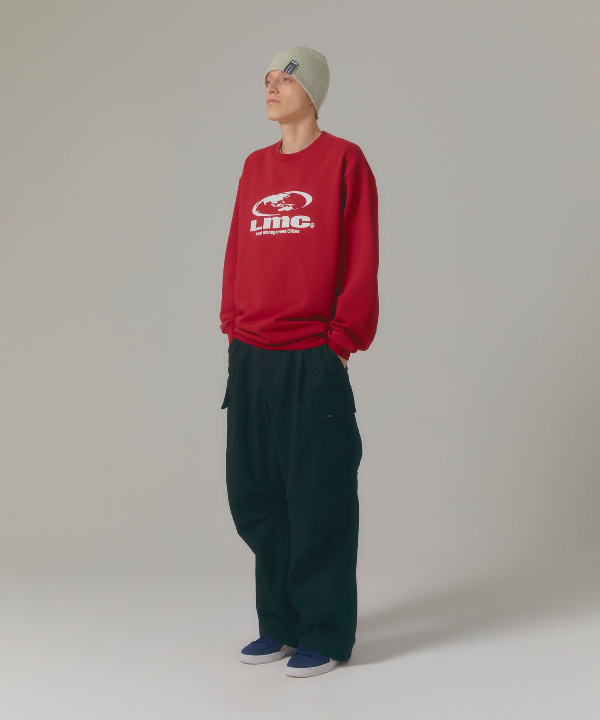 엘엠씨(LMC) OVAL GLOBE SWEATSHIRT black