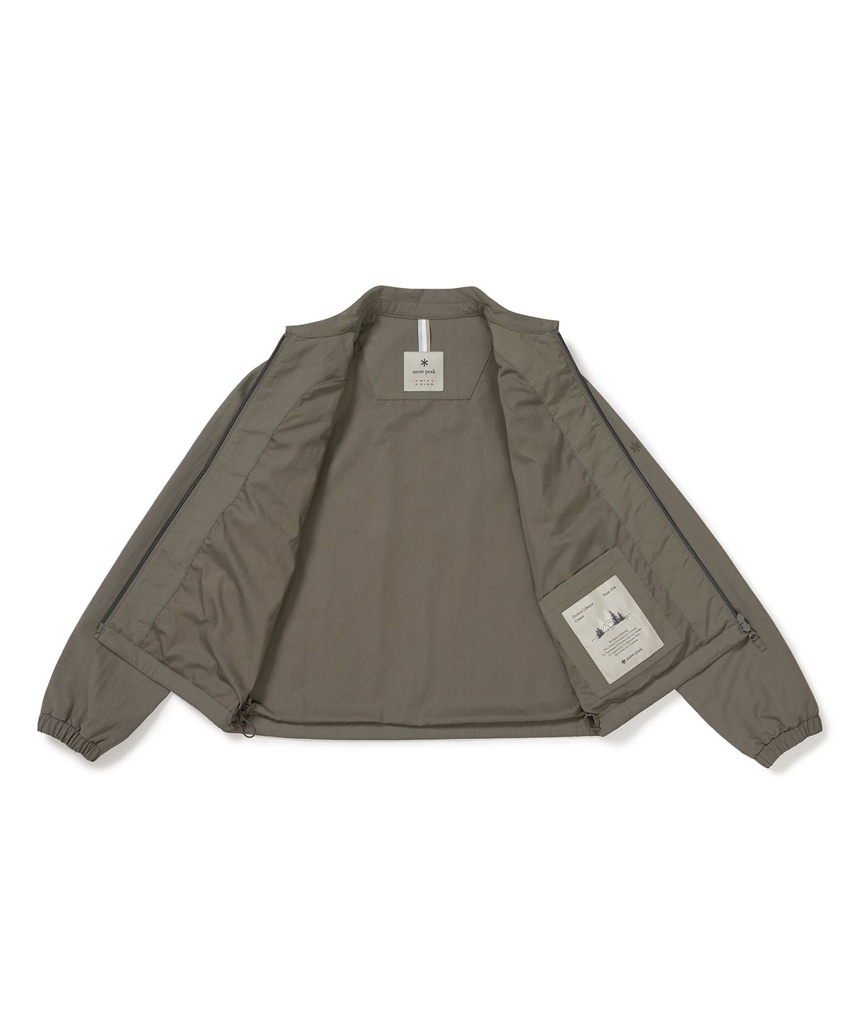 스노우피크 어패럴(SNOWPEAK APPAREL) 캠플 여성 카라 바람막이 (S24FWCWB17) Dark Khaki
