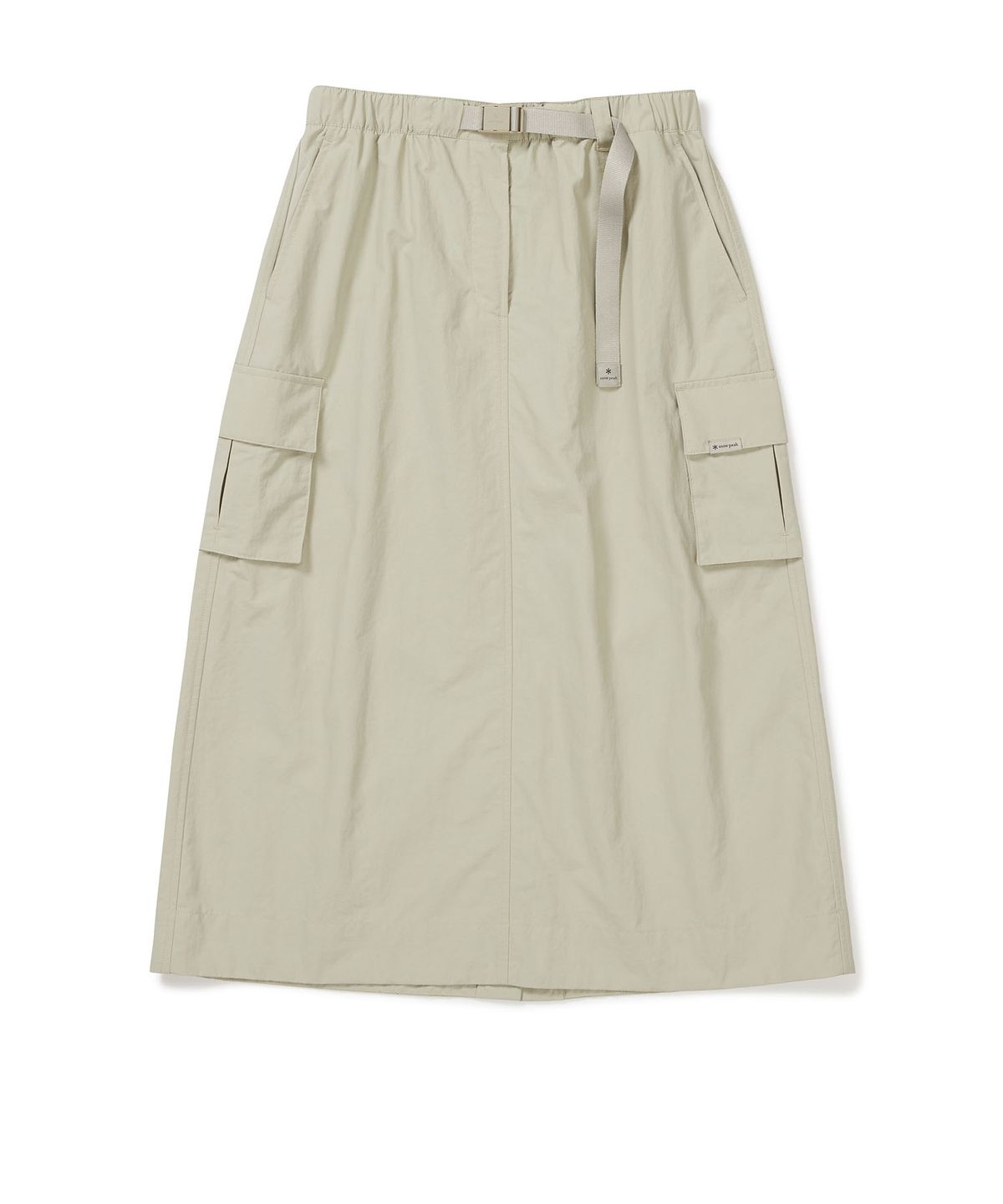 스노우피크 어패럴(SNOWPEAK APPAREL) 캠플 여성 카고 스커트 (S24FWCSK17) Light Beige