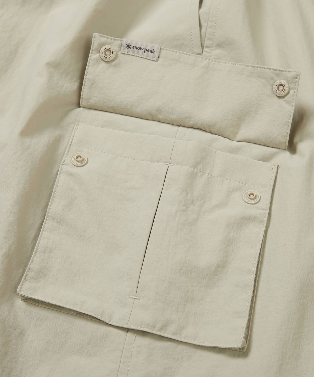 스노우피크 어패럴(SNOWPEAK APPAREL) 캠플 여성 카고 스커트 (S24FWCSK17) Light Beige