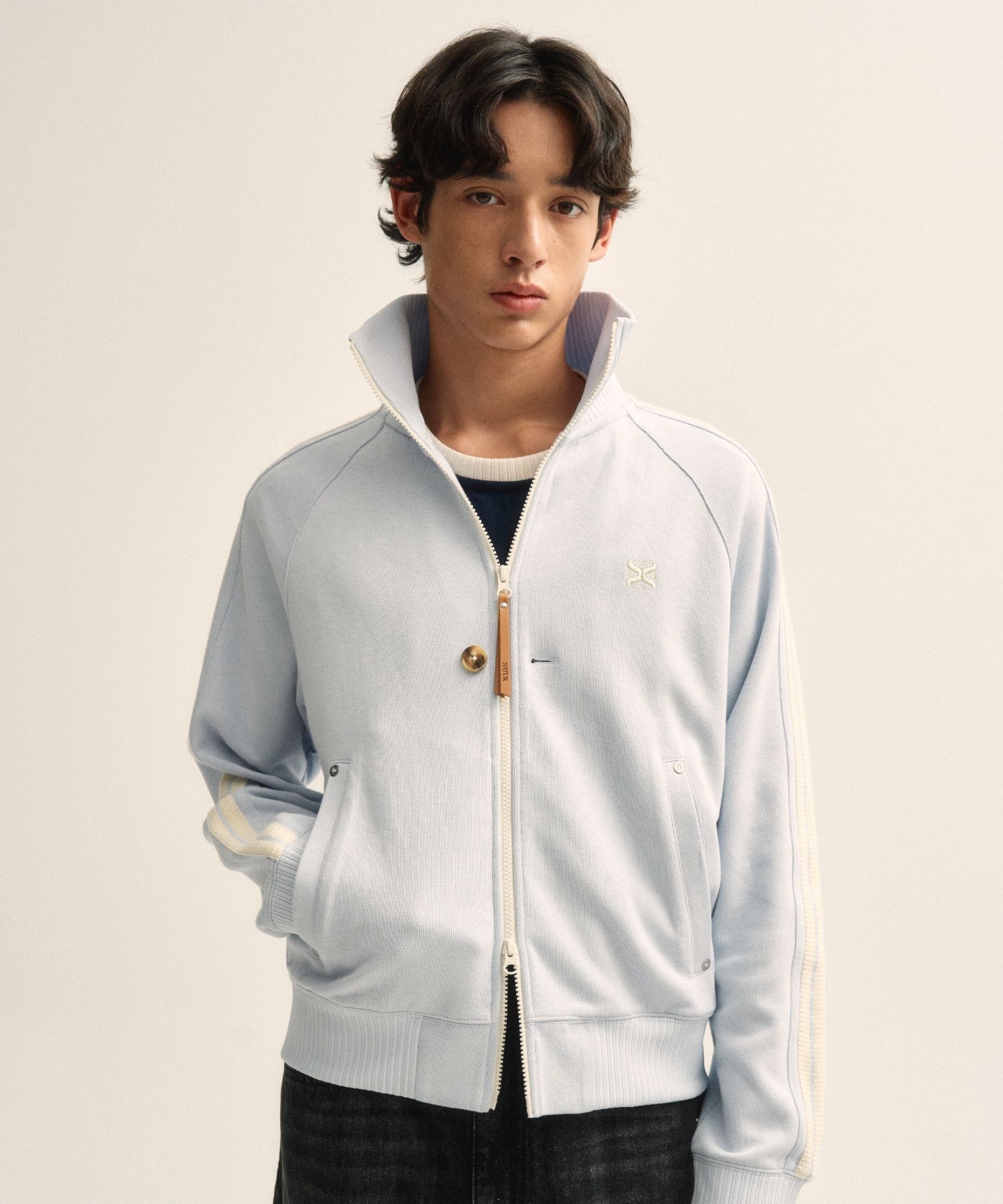 ★SATUR★M's Lawton All Day Track ZipUp Jacket★ジップアップ MUSINSA | SATUR Lawton All Day Track Zip Up Jacket Sky Blue