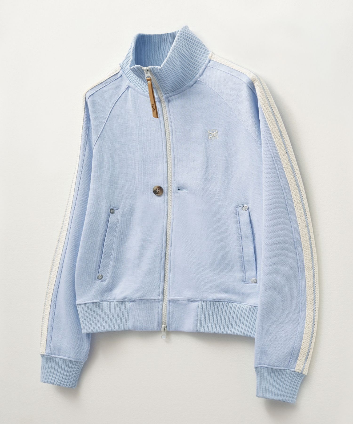 MUSINSA公式 | SATUR Lawton All Day Track Zip Up Jacket Sky Blue