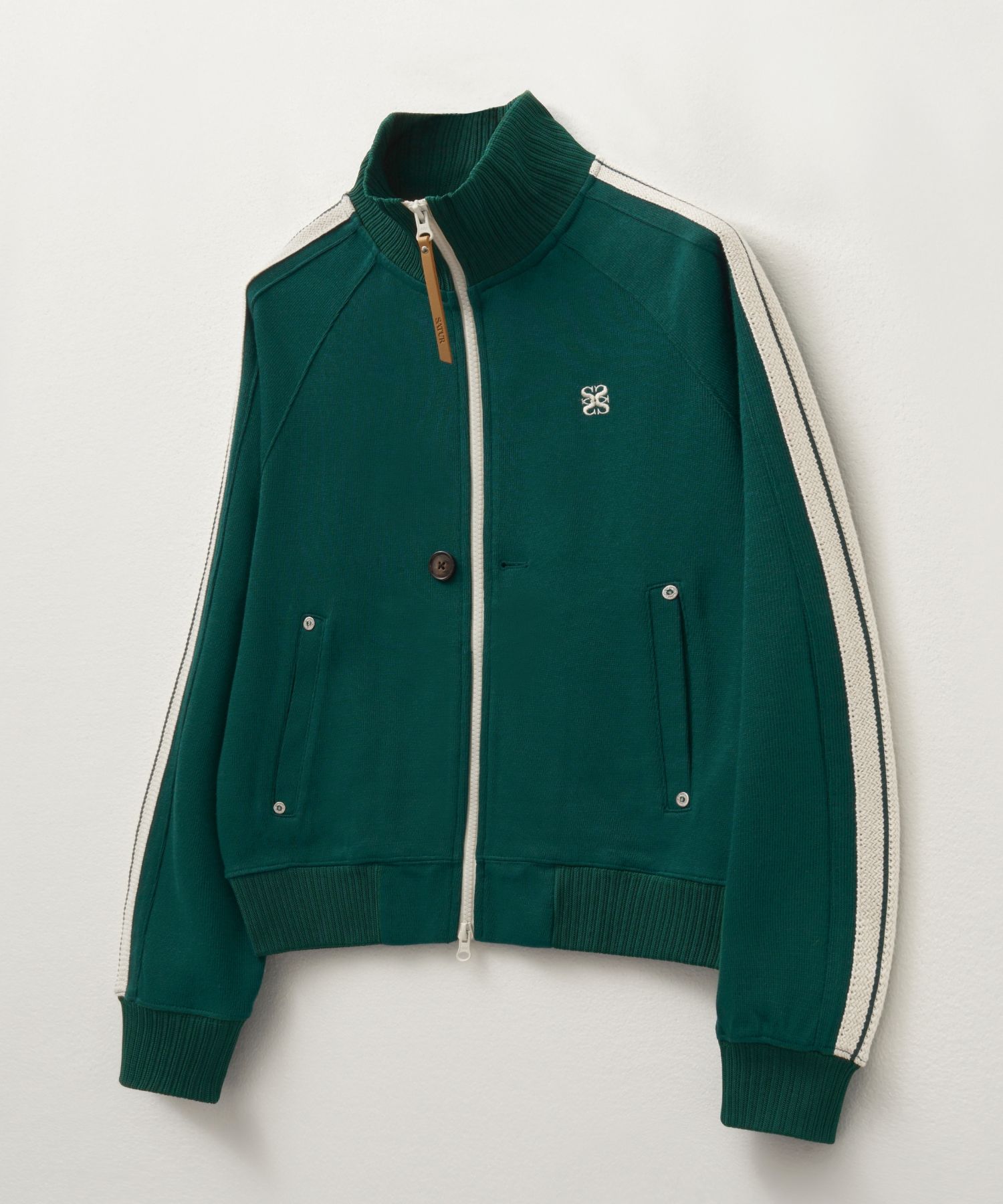 MUSINSA | SATUR Lawton All Day Track Zip Up Jacket Teal Green