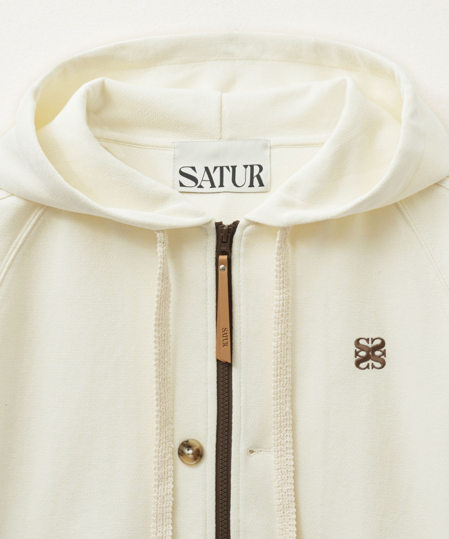 ◎SATUR◎ Lawton loose fit hooded zip-up sky blue SA243MTJ01 MUSINSA | SATUR Lawton loose fit hooded zip-up sky blue