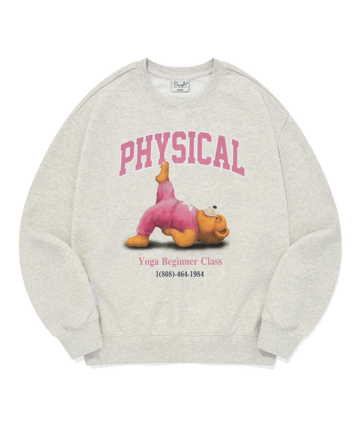 피지컬 디파트먼트(PHYSICAL DEPARTMENT) 브릿지 베어 스웨트셔츠_오트밀