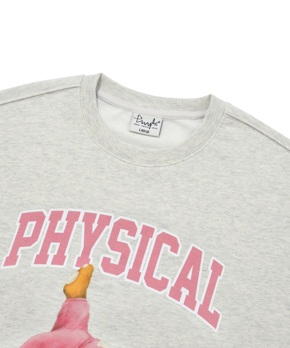 피지컬 디파트먼트(PHYSICAL DEPARTMENT) 브릿지 베어 스웨트셔츠_오트밀