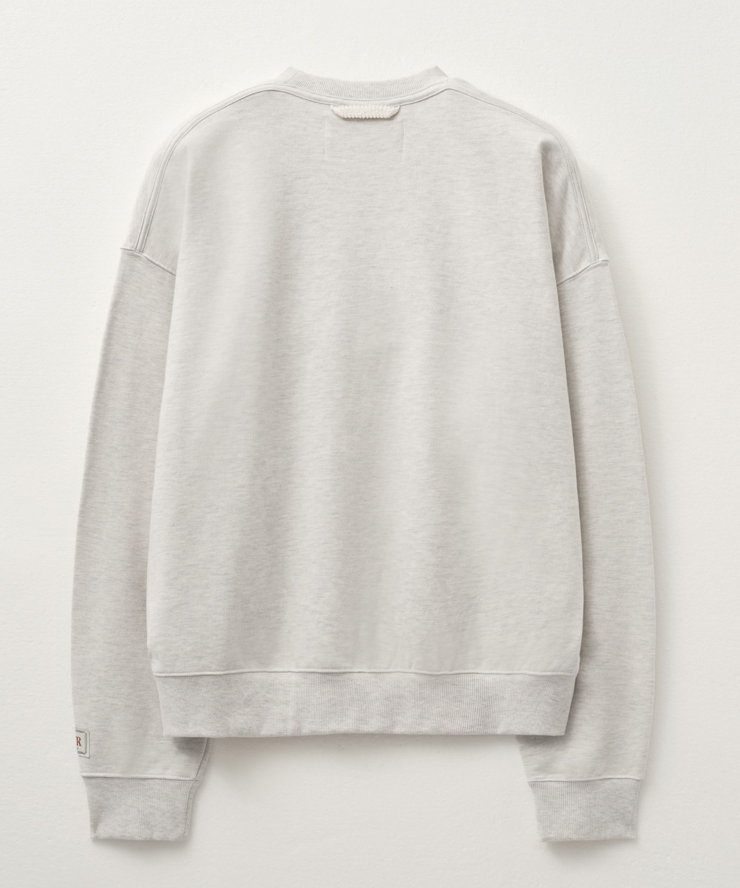 ◆SATUR◆ Classic Logo Basic Sweatshirt Ivory Blue SA243MTM4 MUSINSA | SATUR Classic Logo Basic Sweatshirt Ivory Blue