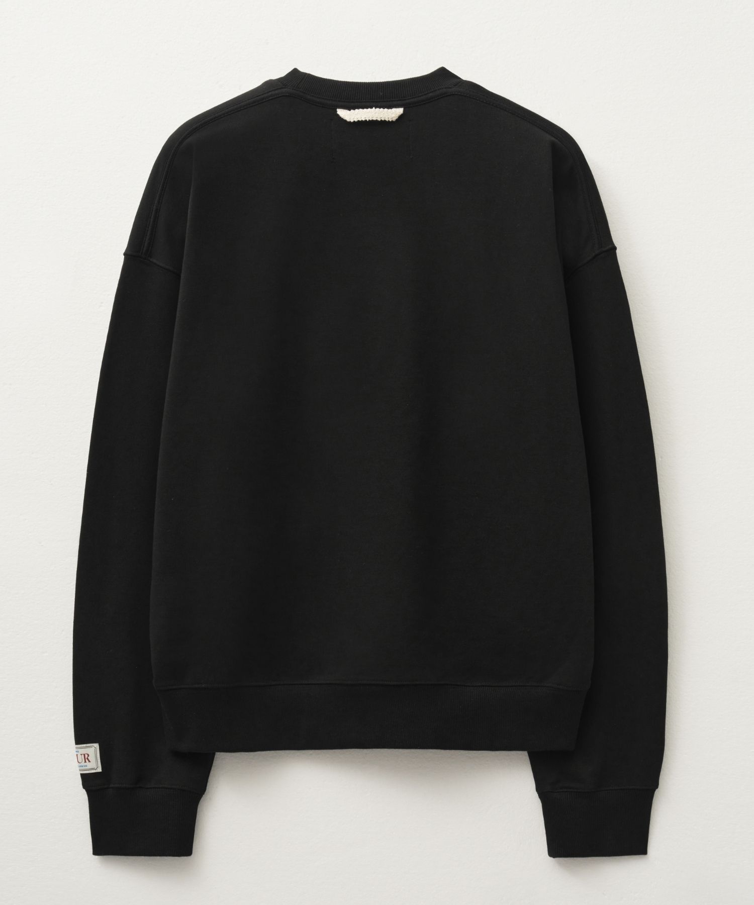 Tシャツ・カットソー SATUR Classic Logo Basic Sweatshirt Melange Grey SA251MTM04M MUSINSA公式 | SATUR Classic Logo Basic Sweatshirt Black Brown