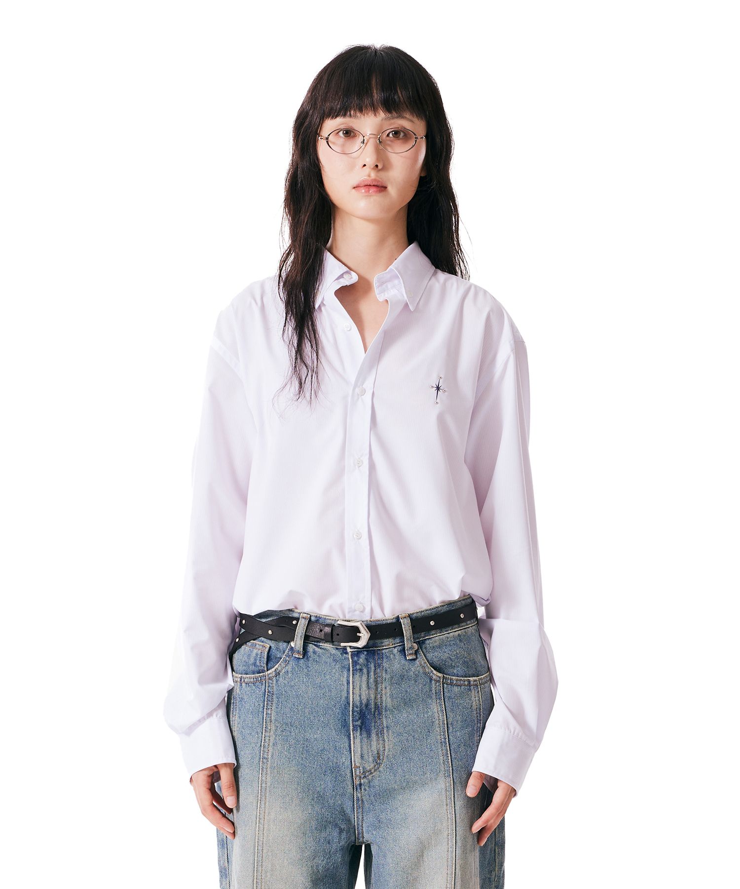 MUSINSA | IUGAMAKARAS Studded Bumpy Buckle Belt (20mm)