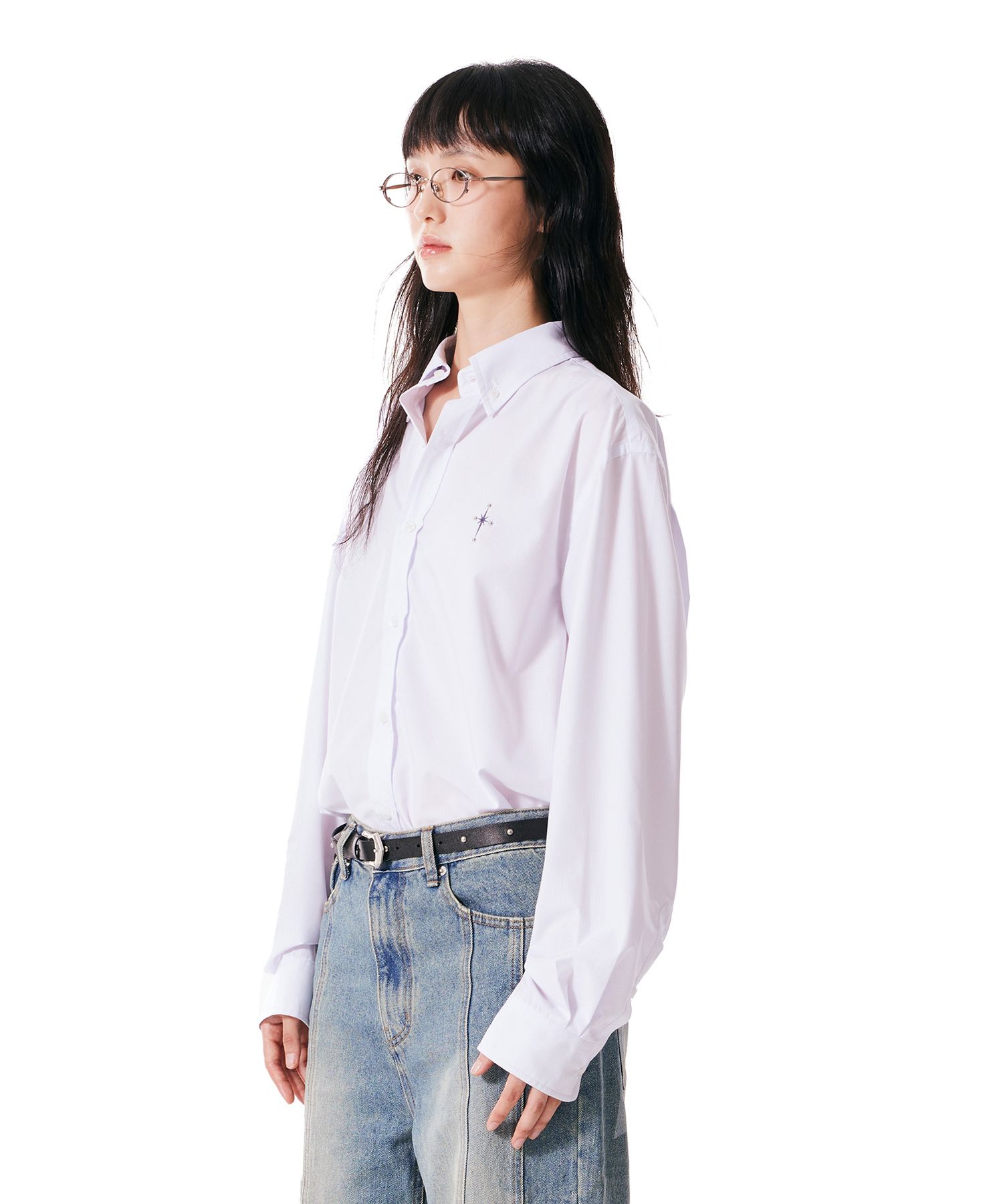MUSINSA | IUGAMAKARAS Studded Bumpy Buckle Belt (20mm)