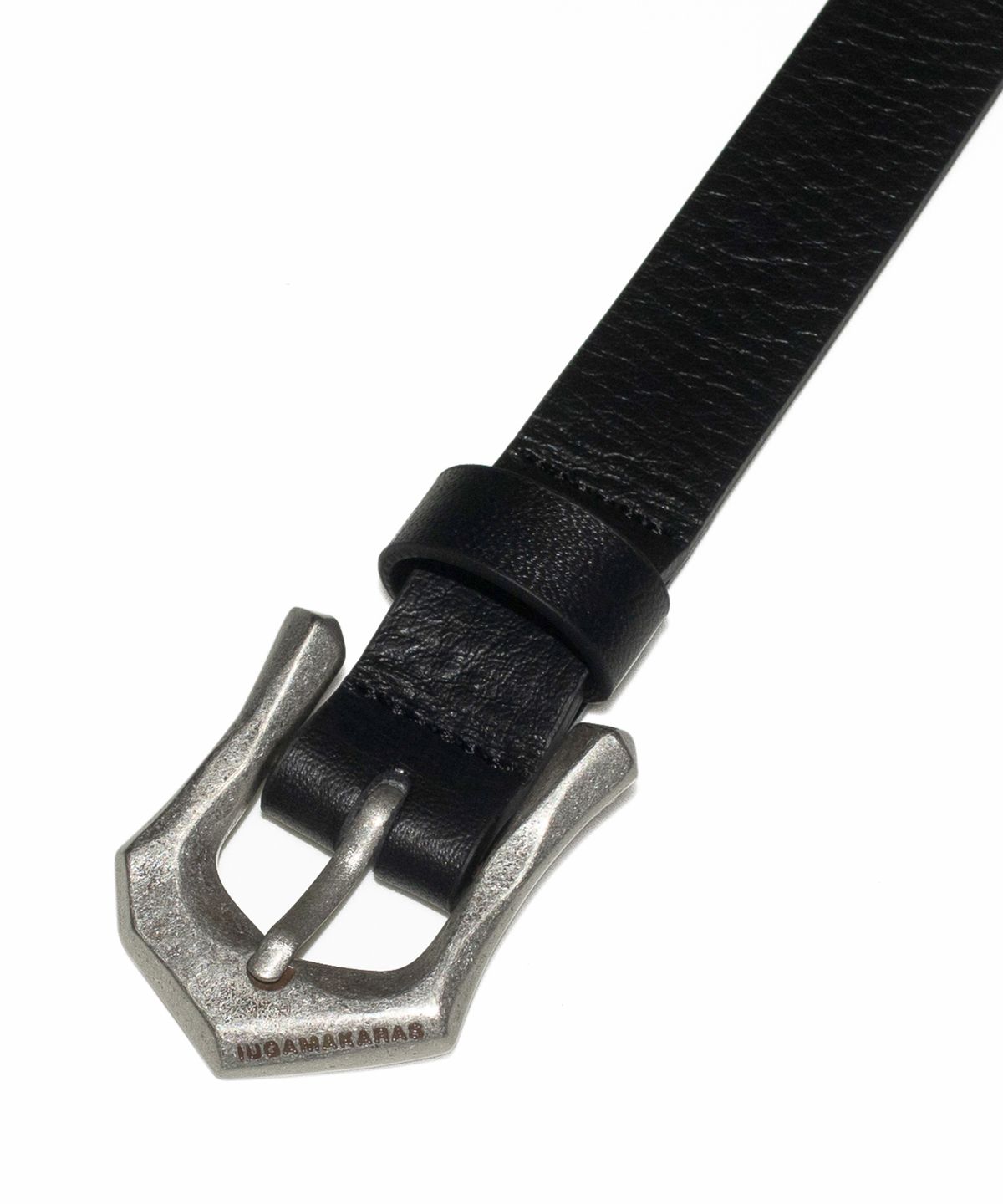 이우가마카라스(IUGAMAKARAS) Studded Bumpy Buckle Belt (20mm)