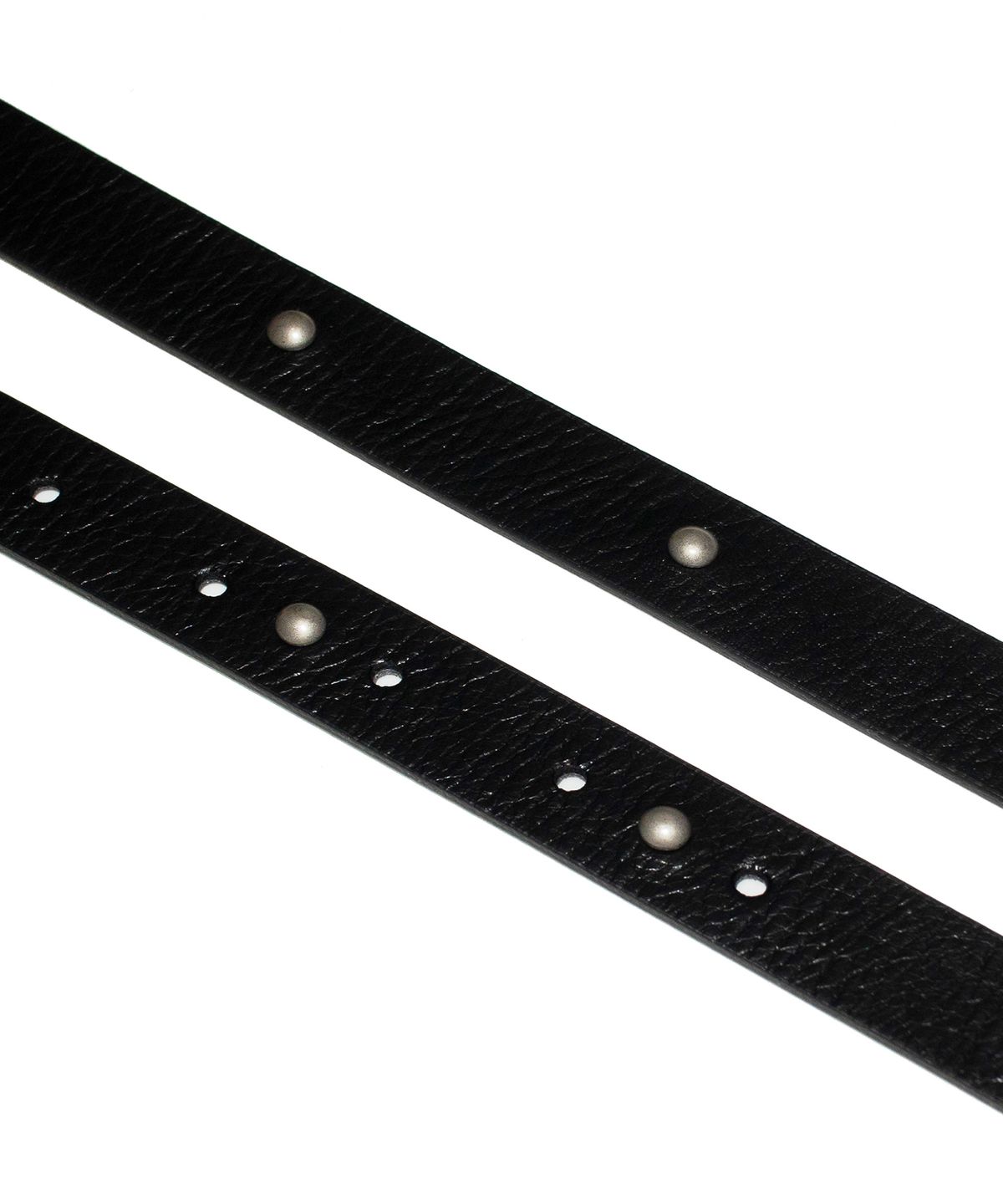 이우가마카라스(IUGAMAKARAS) Studded Bumpy Buckle Belt (20mm)
