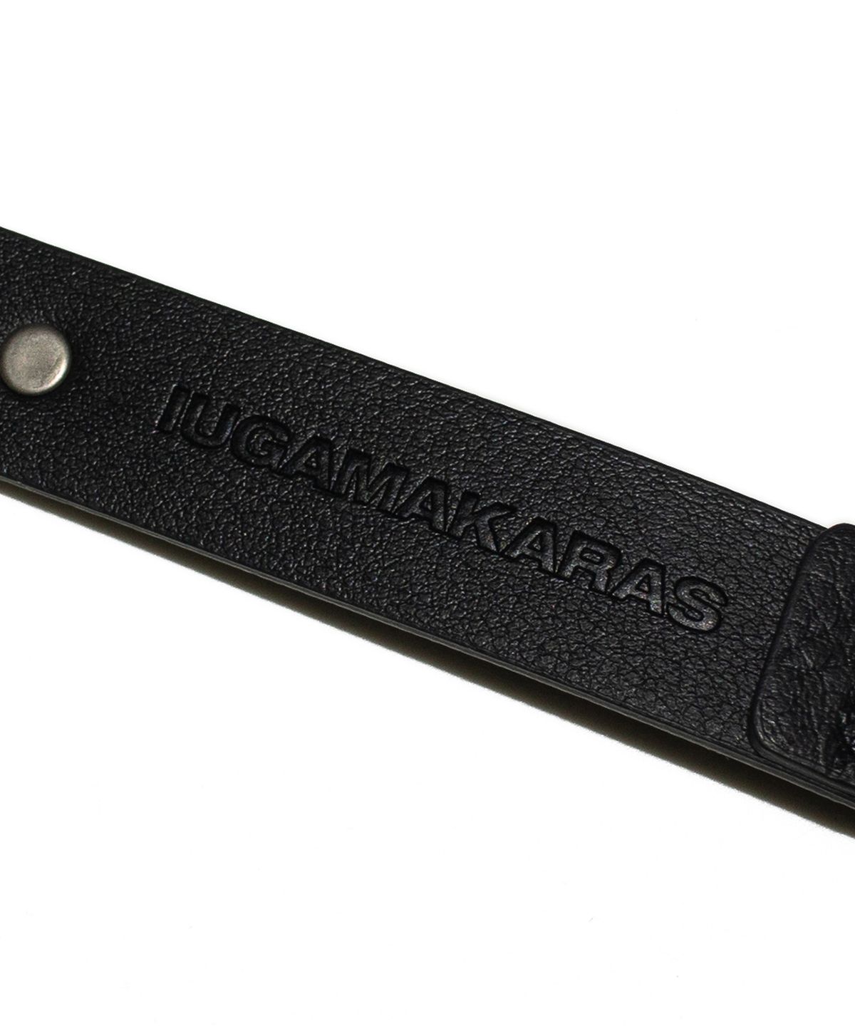 이우가마카라스(IUGAMAKARAS) Studded Bumpy Buckle Belt (20mm)