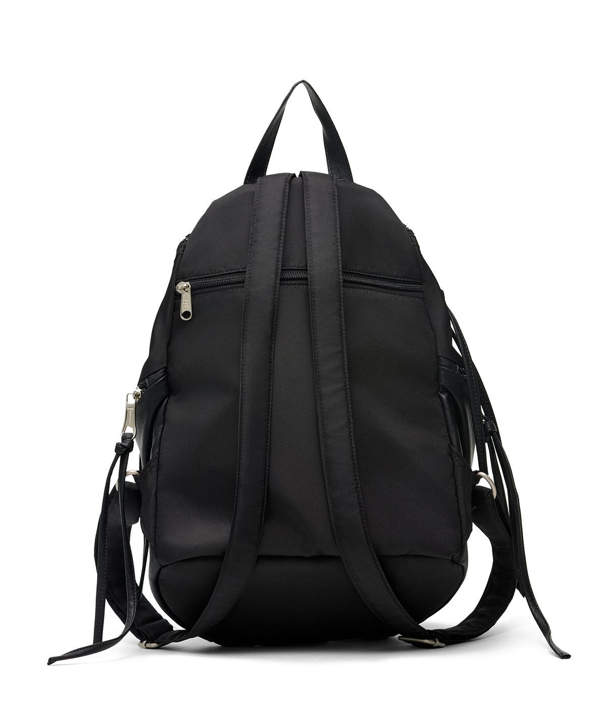 이우가마카라스(IUGAMAKARAS) Carabiner Nylon Backpack (Black)