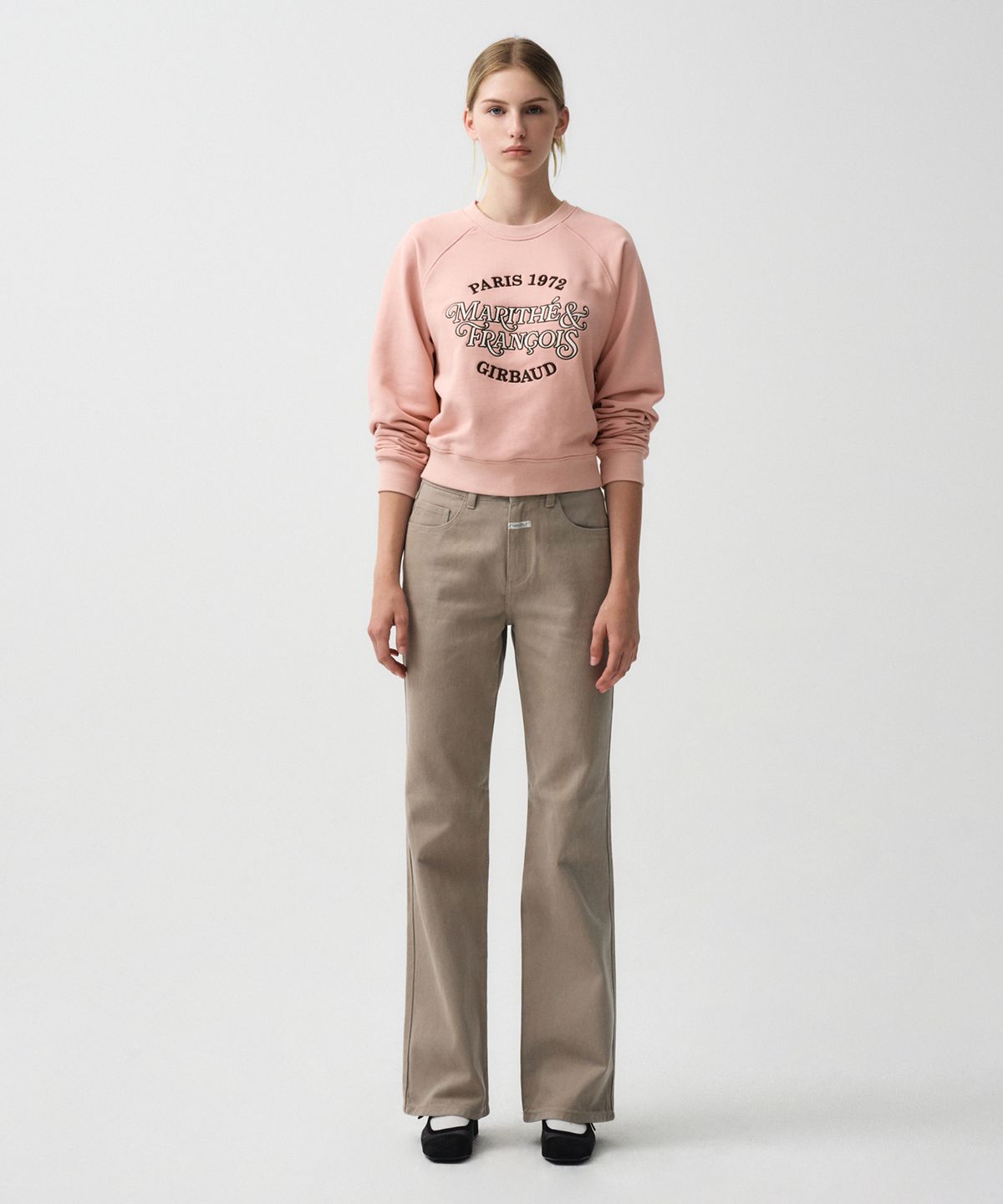 마리떼 프랑소와 저버(MARITHÉ + FRANҪOIS GIRBAUD) W COULEUR DENIM PANTS beige