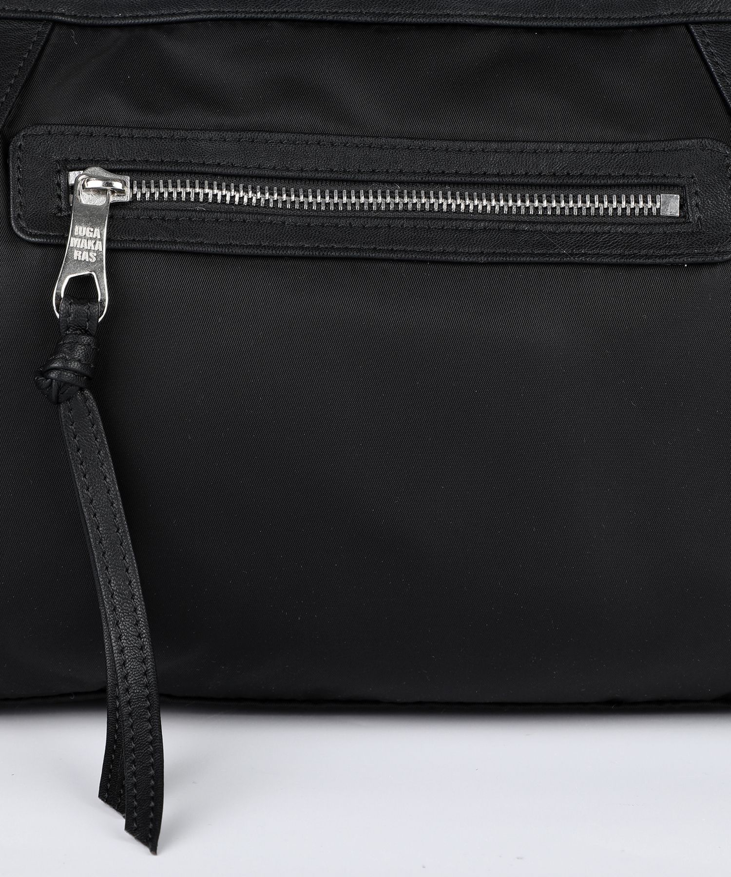 MUSINSA | IUGAMAKARAS Studded Nylon Shoulder Bag (Black)