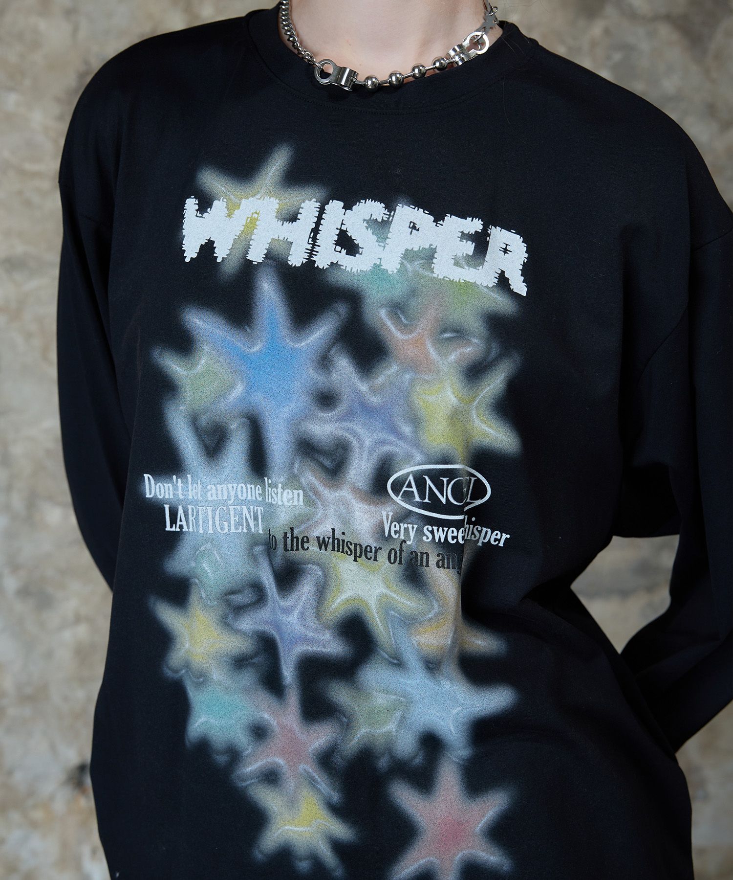 LARTIGENT ♥ L13 WHISPER JERSEY T-SHIRT /追跡付 MUSINSA | LARTIGENT L13 WHISPER JERSEY T-SHIRT(BLACK)