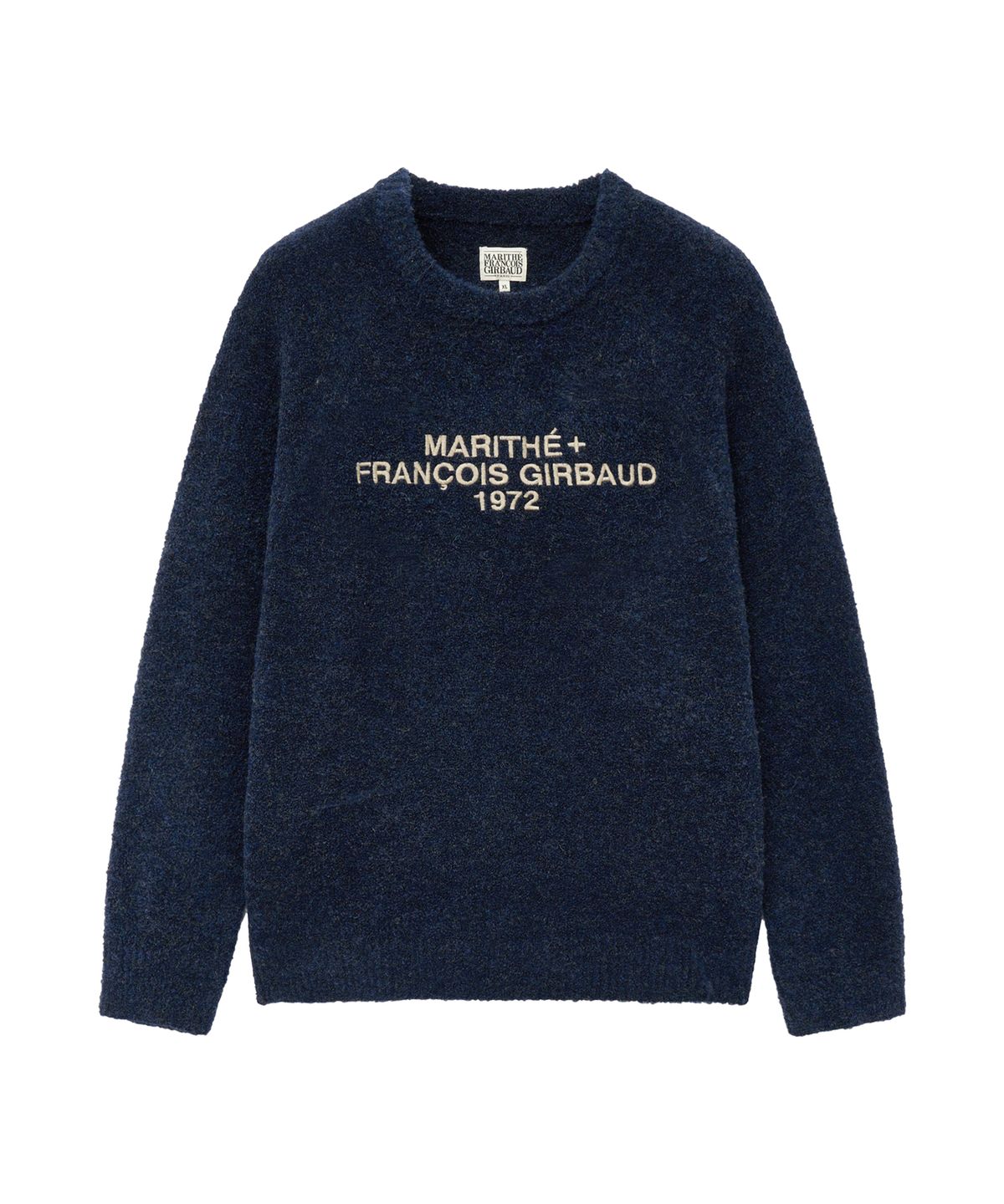 마리떼 프랑소와 저버(MARITHÉ + FRANҪOIS GIRBAUD) UNI LOGO SWEATER navy
