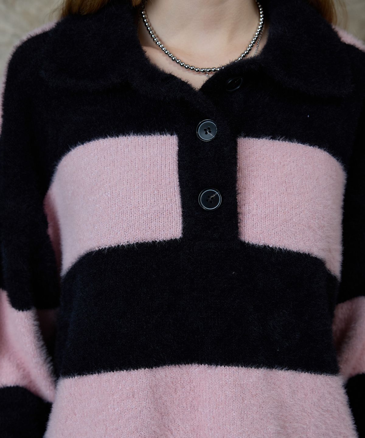 라티젠(LARTIGENT) L13 RUGBY BOLD KNIT(BLACK)