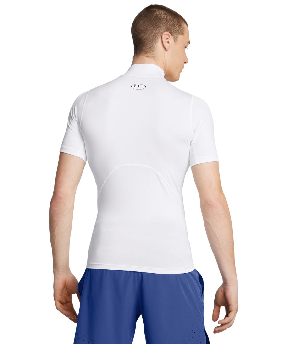 언더아머(UNDERARMOUR) 히트기어 아머 컴프레이션 모크넥 반팔티 1372586-100