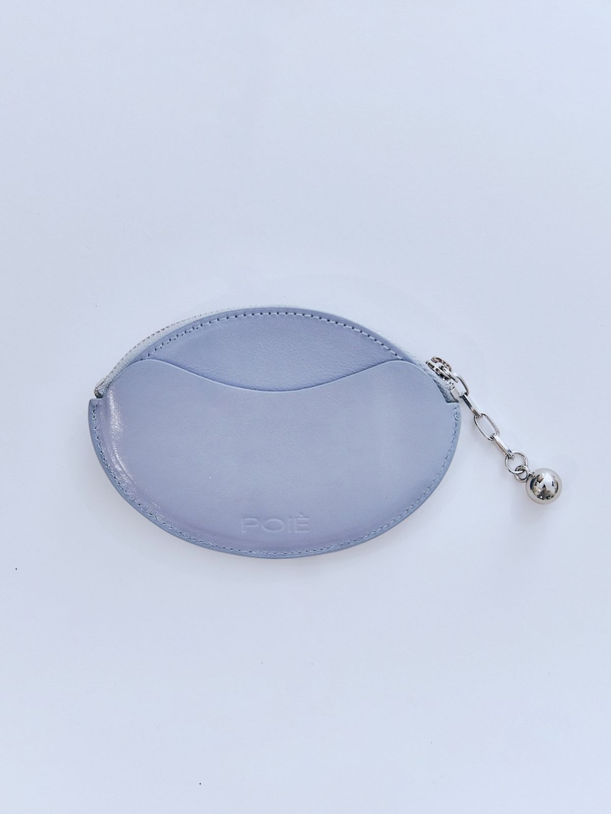 포이에(POIE) ball chain egg card wallet (blue)