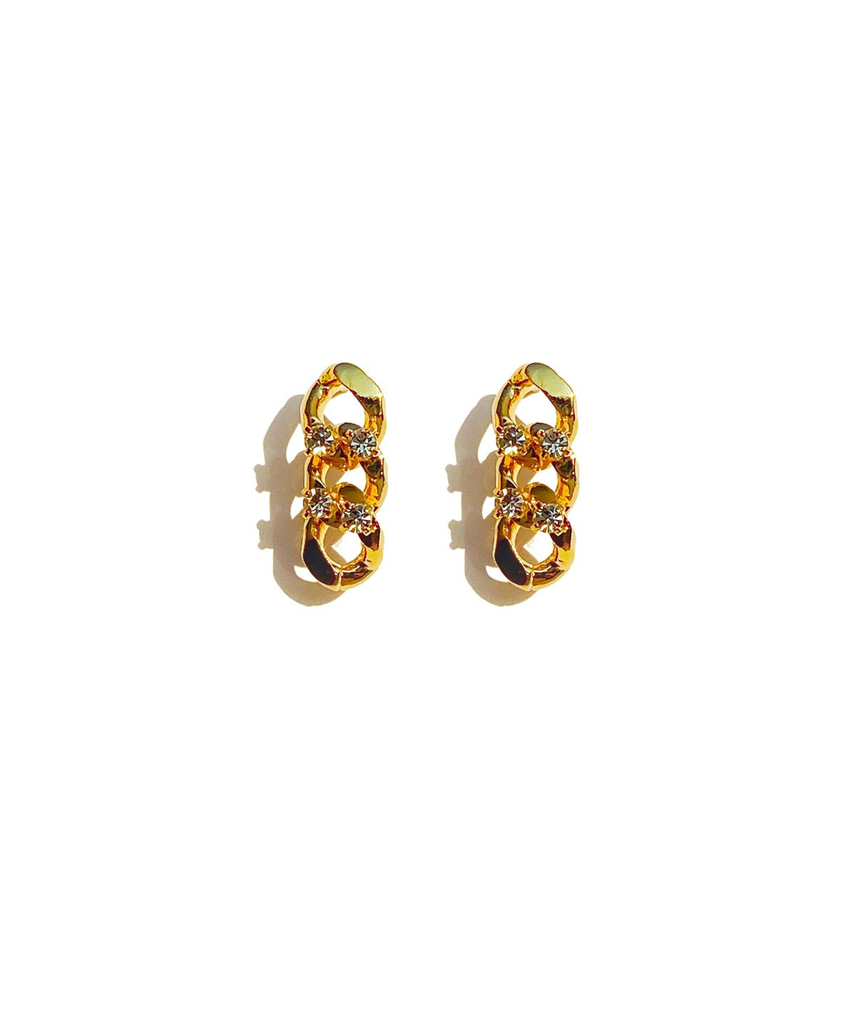 쿠도스(KUDOS) Glow Chain Mini Earrings