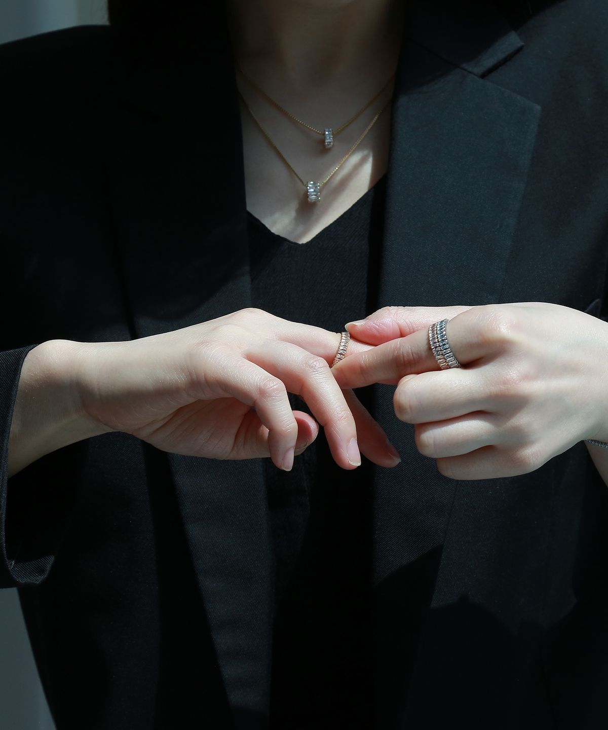 쿠도스(KUDOS) Deux Astre Necklace 002