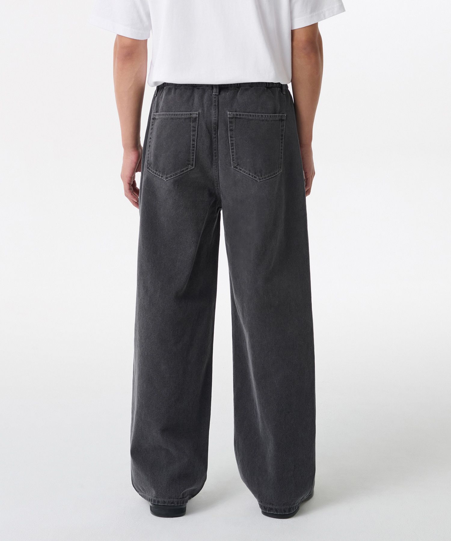 ★MUSINSA STANDARD★ Pin tuck regular fit denim pants washed MUSINSA | MUSINSA STANDARD One Tuck Wide Banding Denim Pants