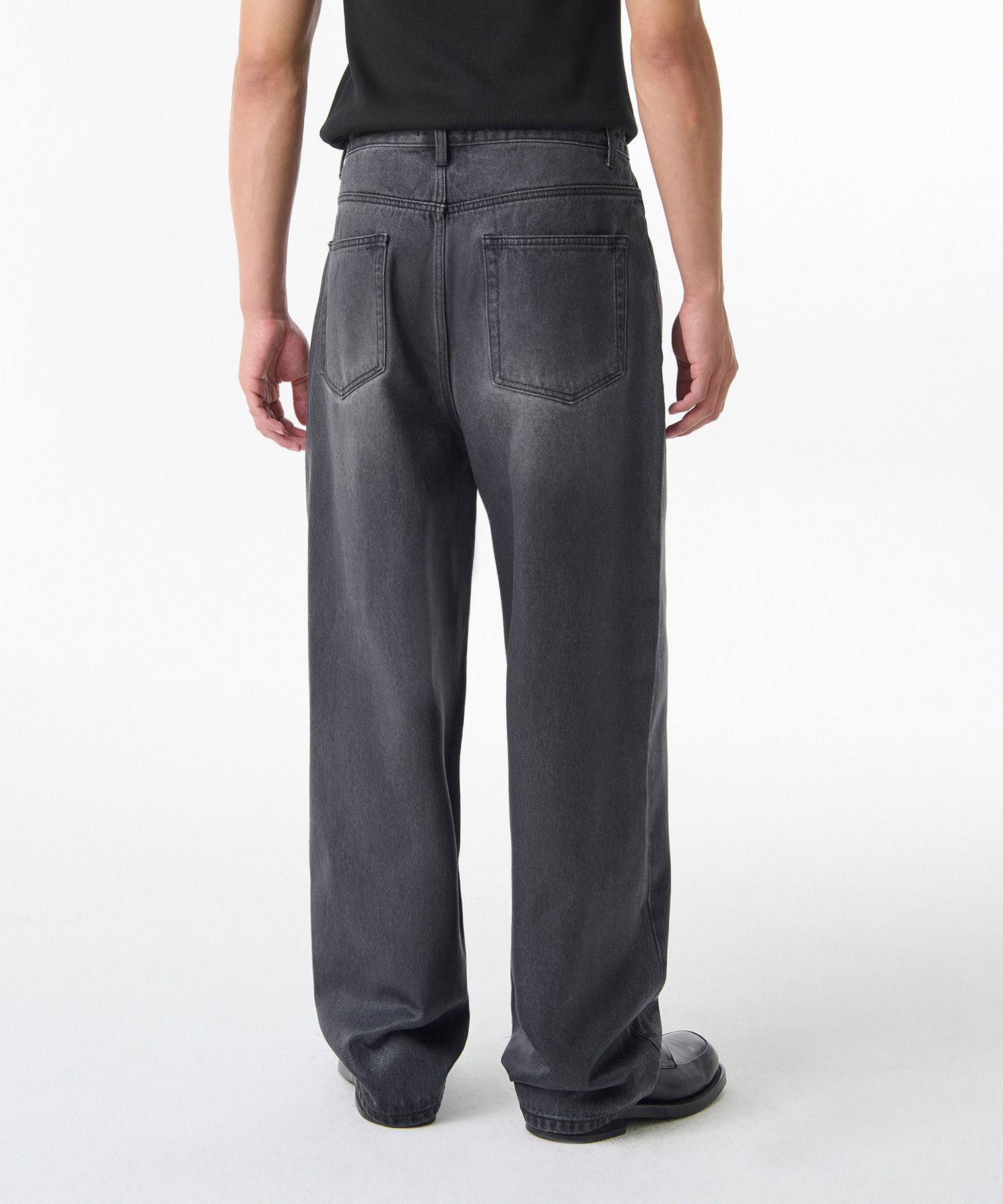 ★MUSINSA STANDARD★ Coated loose exhaust denim pants light MUSINSA | MUSINSA STANDARD Coated loose exhaust denim pants