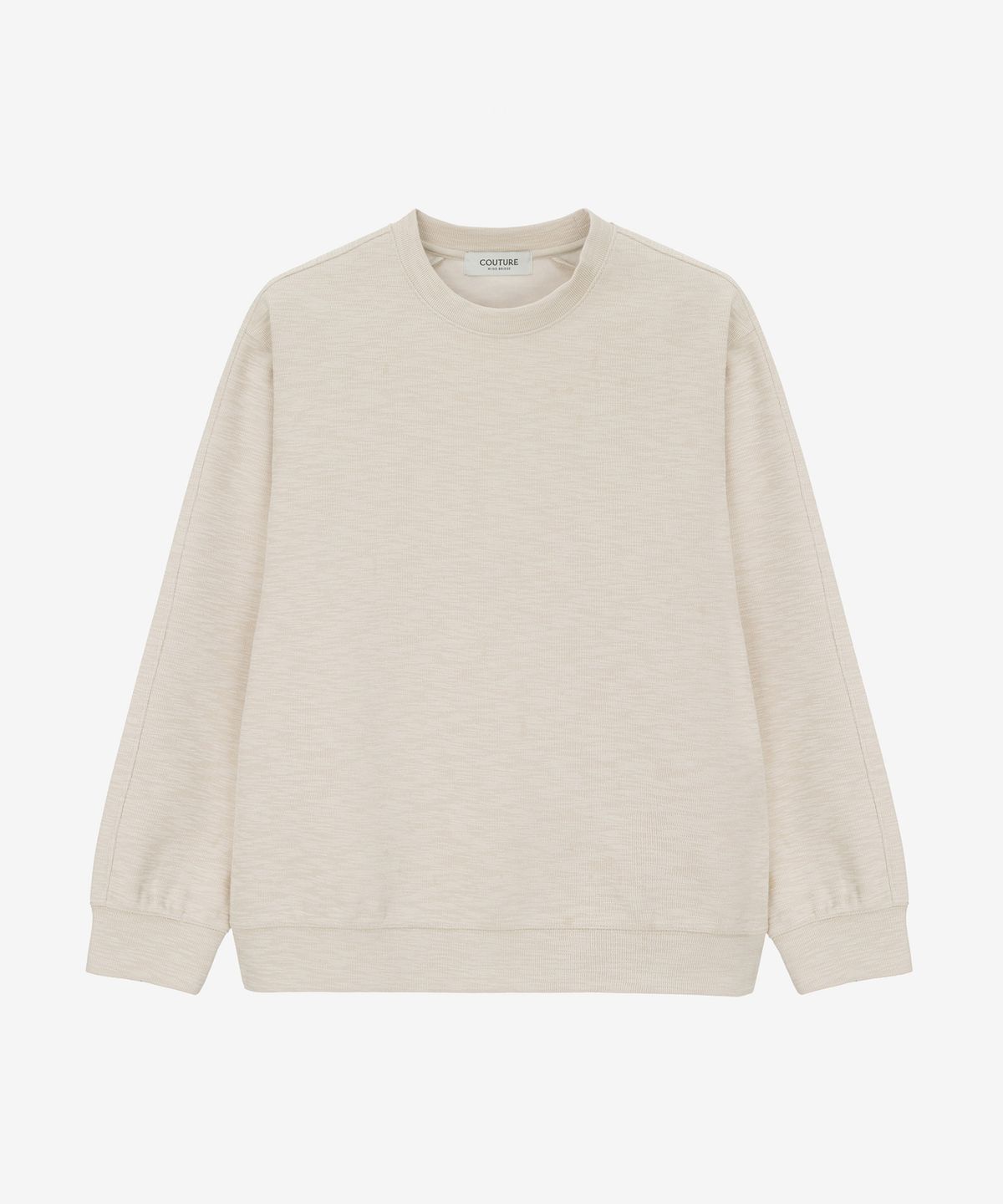 마인드브릿지(MINDBRIDGE) [COUTURE]조직변형오버핏맨투맨 - 2color MYTS6170