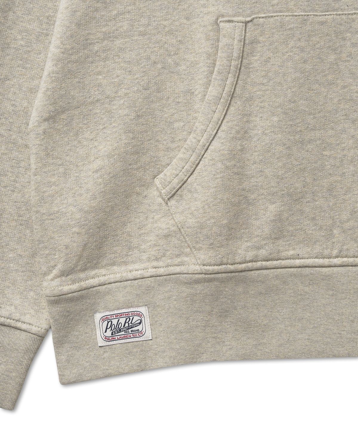 폴로 랄프 로렌(POLO RALPH LAUREN) P윙 플리스 칼라 스웨트셔츠-그레이