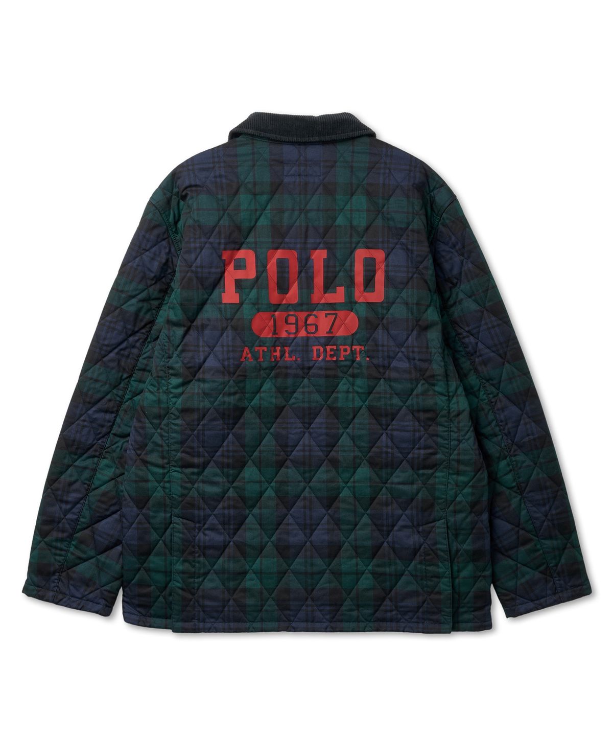 폴로 랄프 로렌(POLO RALPH LAUREN) 로고 플래드 반 코트-멀티컬러