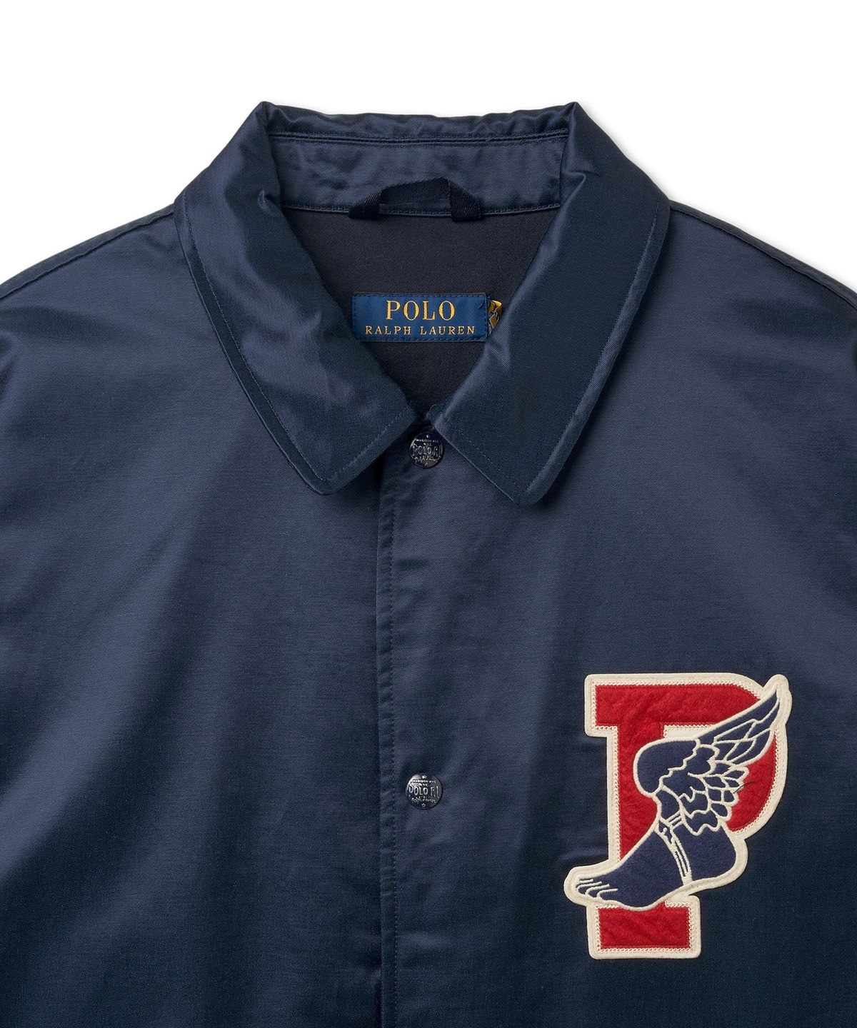 폴로 랄프 로렌(POLO RALPH LAUREN) P윙 새티인 코치 재킷-네이비410