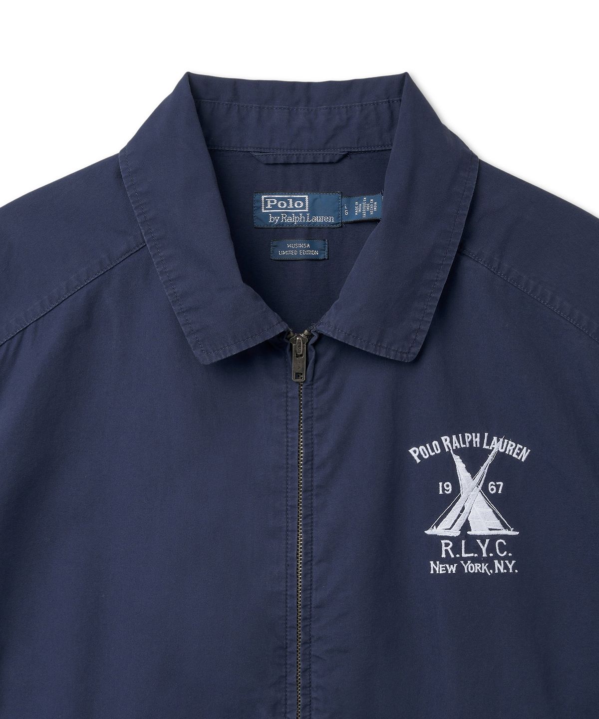 폴로 랄프 로렌(POLO RALPH LAUREN) [YACHT CLUB]드리즐러 포플린 봄버-네이비