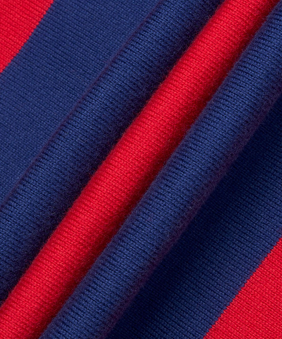 폴로 랄프 로렌(POLO RALPH LAUREN) W 스트라이프 크롭 저지 럭비 셔츠-레드