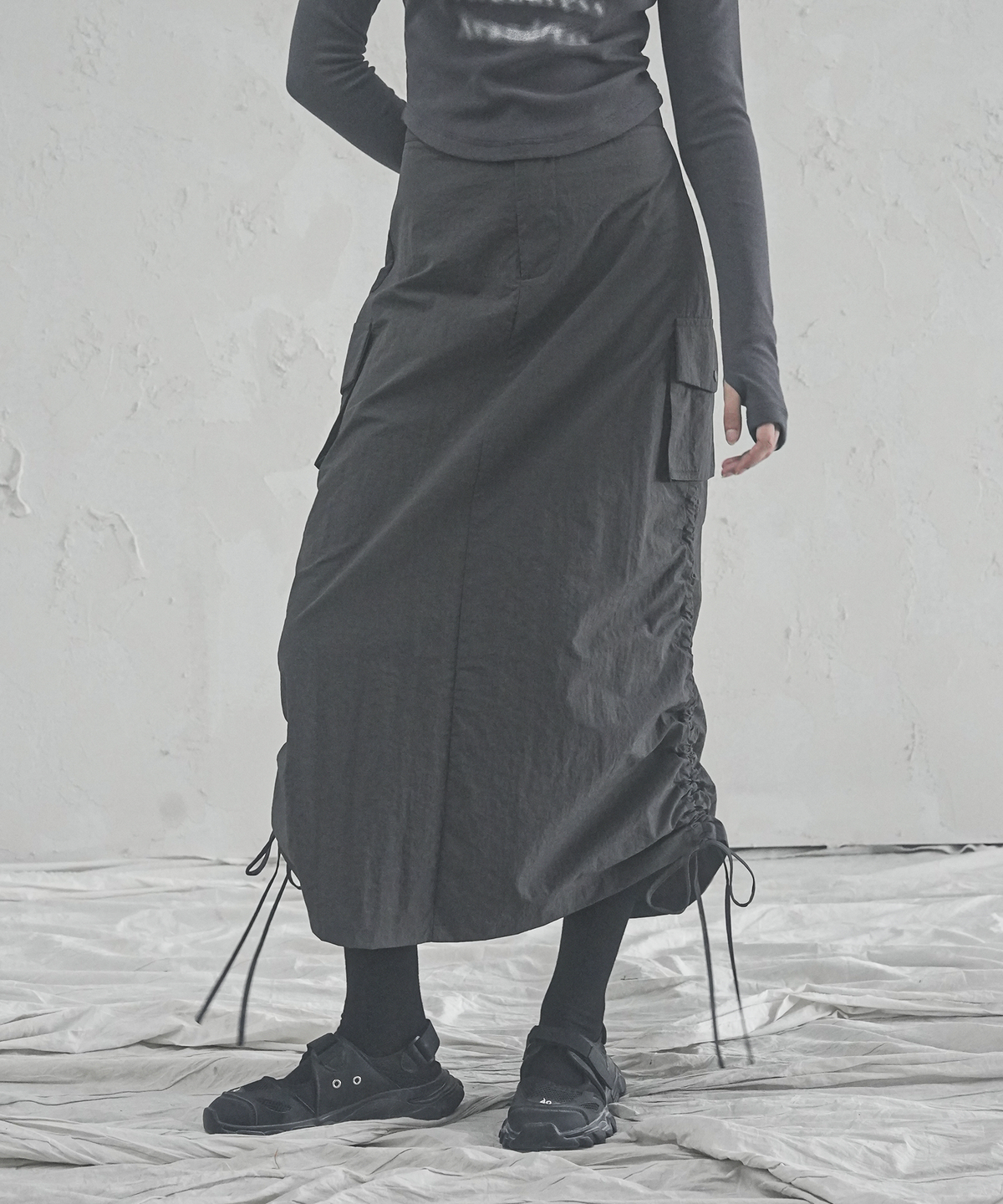 어반드레스(AVANDRESS) Epi Cargo Maxi Skirt - 5COL
